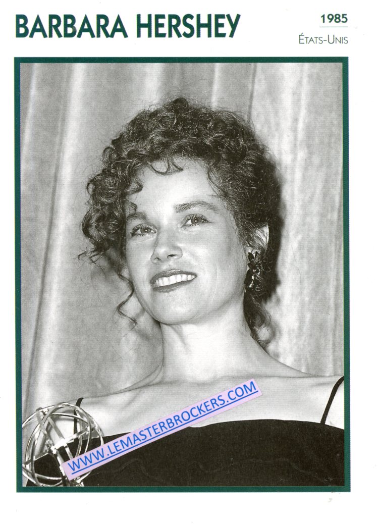 BARBARA HERSHEY 1985