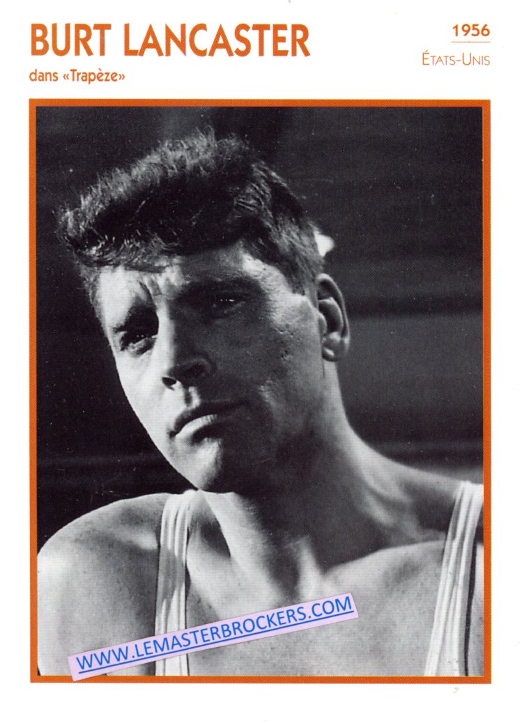 BURT LANCASTER DANS TRAPEZE 1956