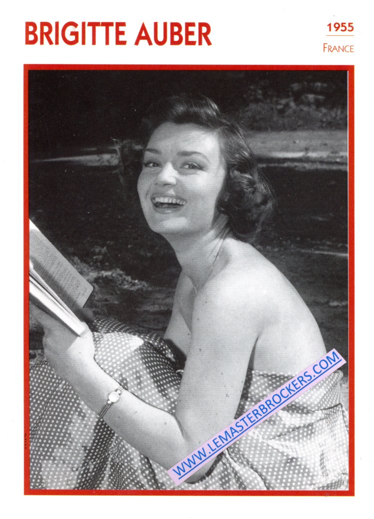 FICHE BRIGITTE AUBER 1955