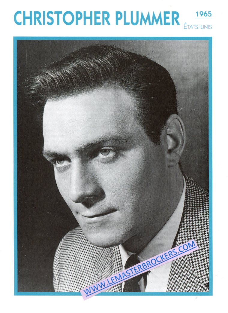 FICHE CHRISTOPHER PLUMMER 1965