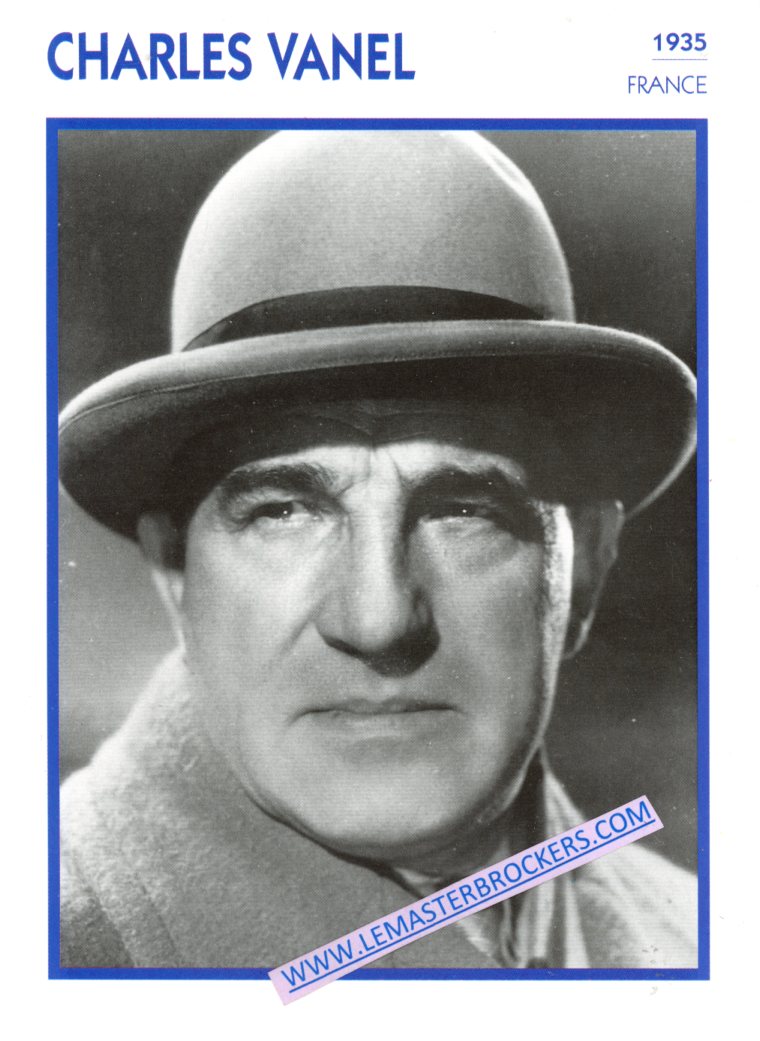 FICHE CINEMA CHARLES VANEL 1935