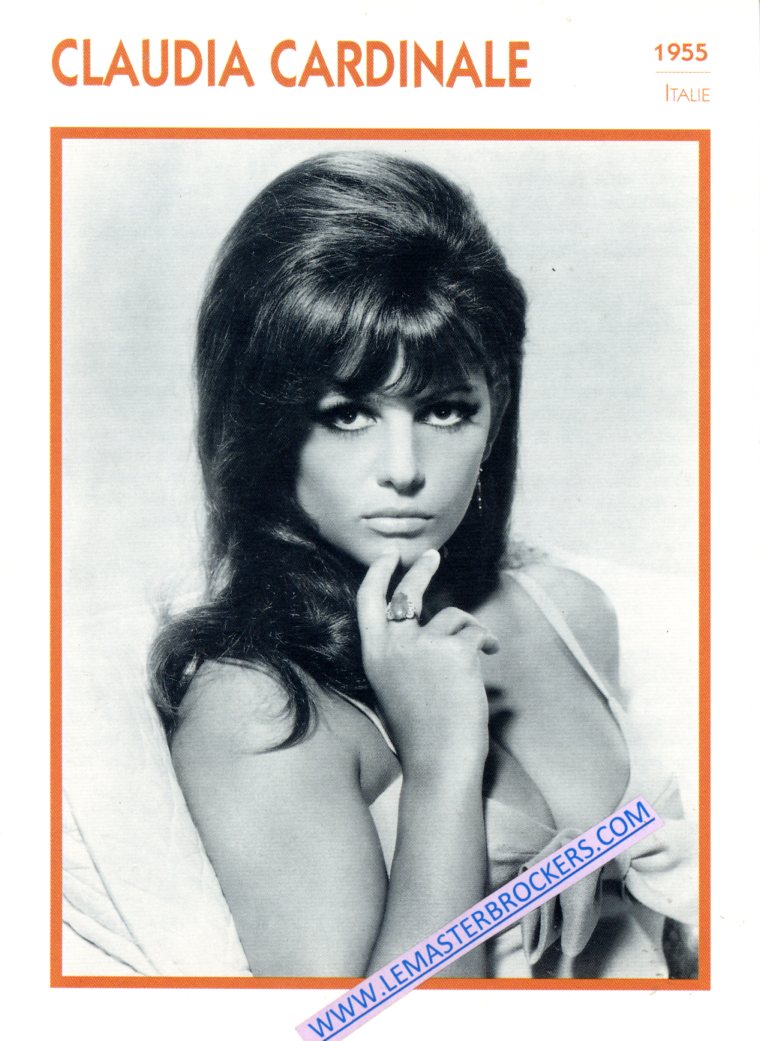 FICHE CLAUDIA CARDINALE 1955