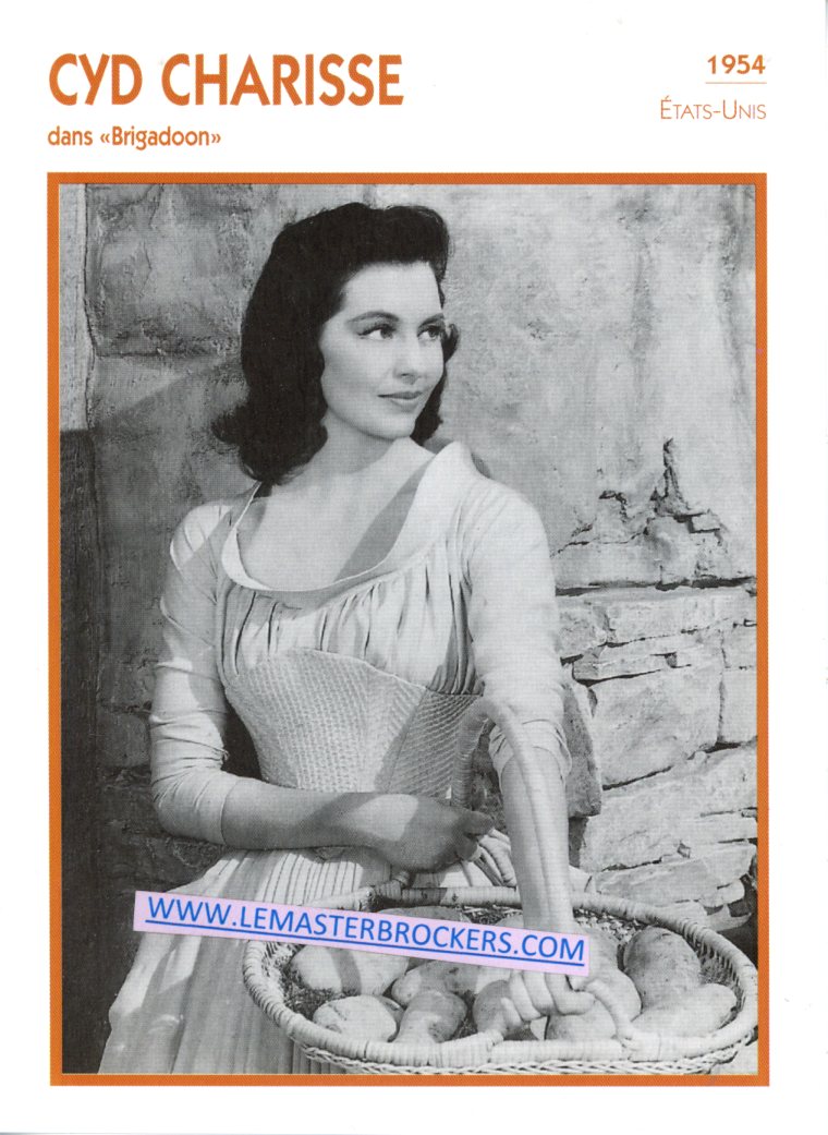 CYD CHARISSE 1954 DANS BRIGADOON