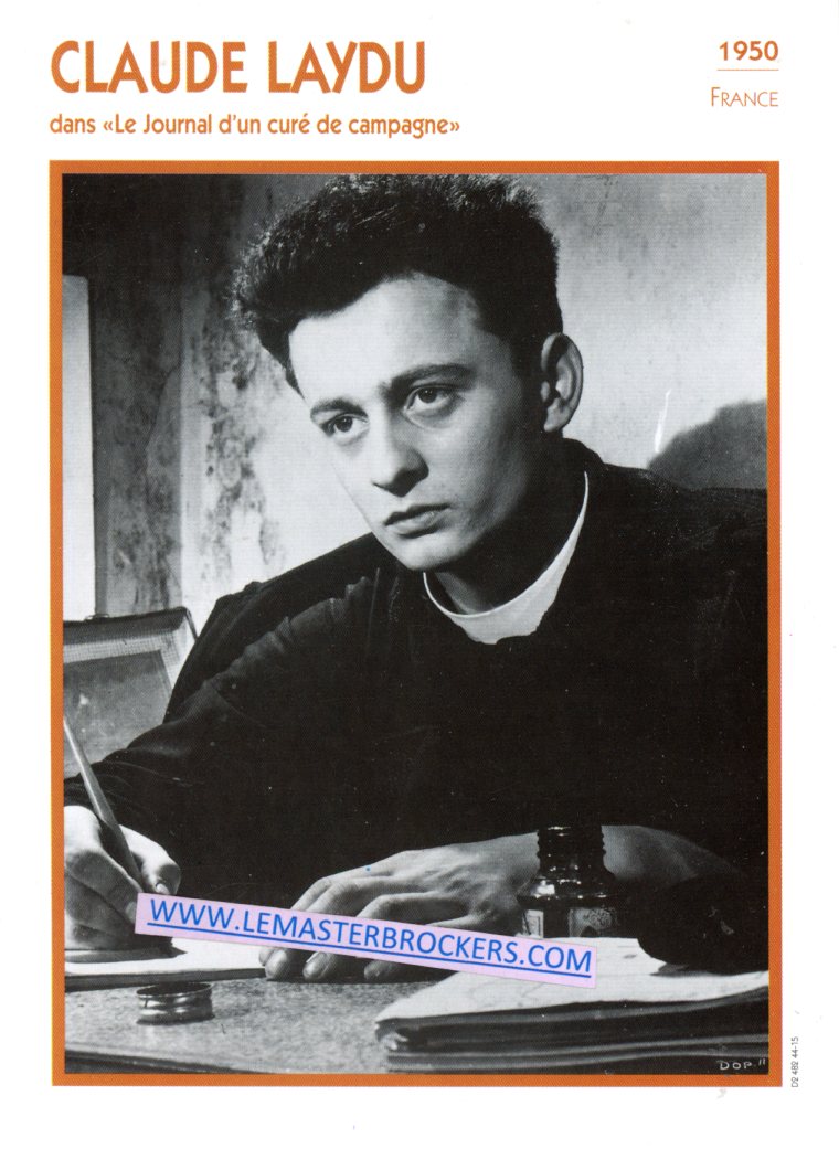 CLAUDE LAYDU 1950 DANS LE JOURNAL DUN CURE DE CAMPAGNE