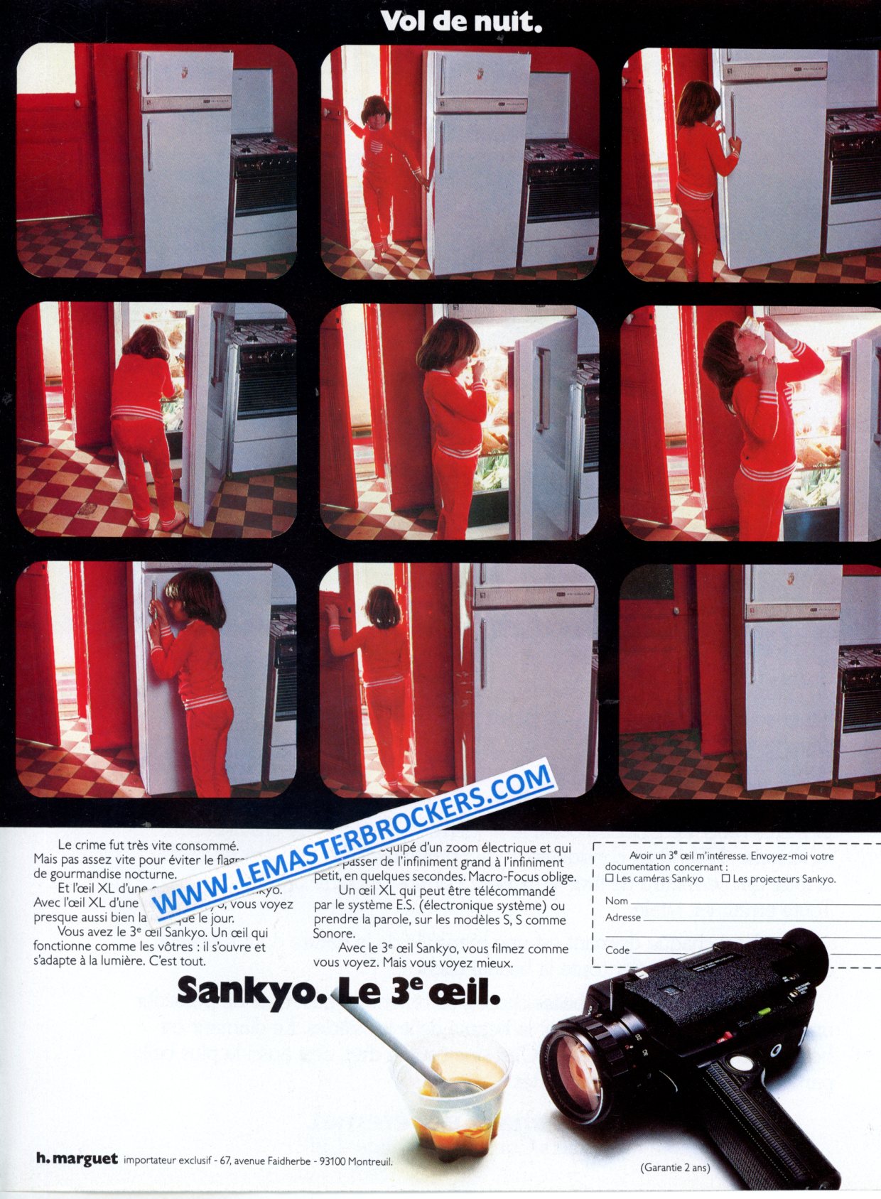 PUBLICITÉ SANKYO XL SUPER 8 - ADVERTISING 1972