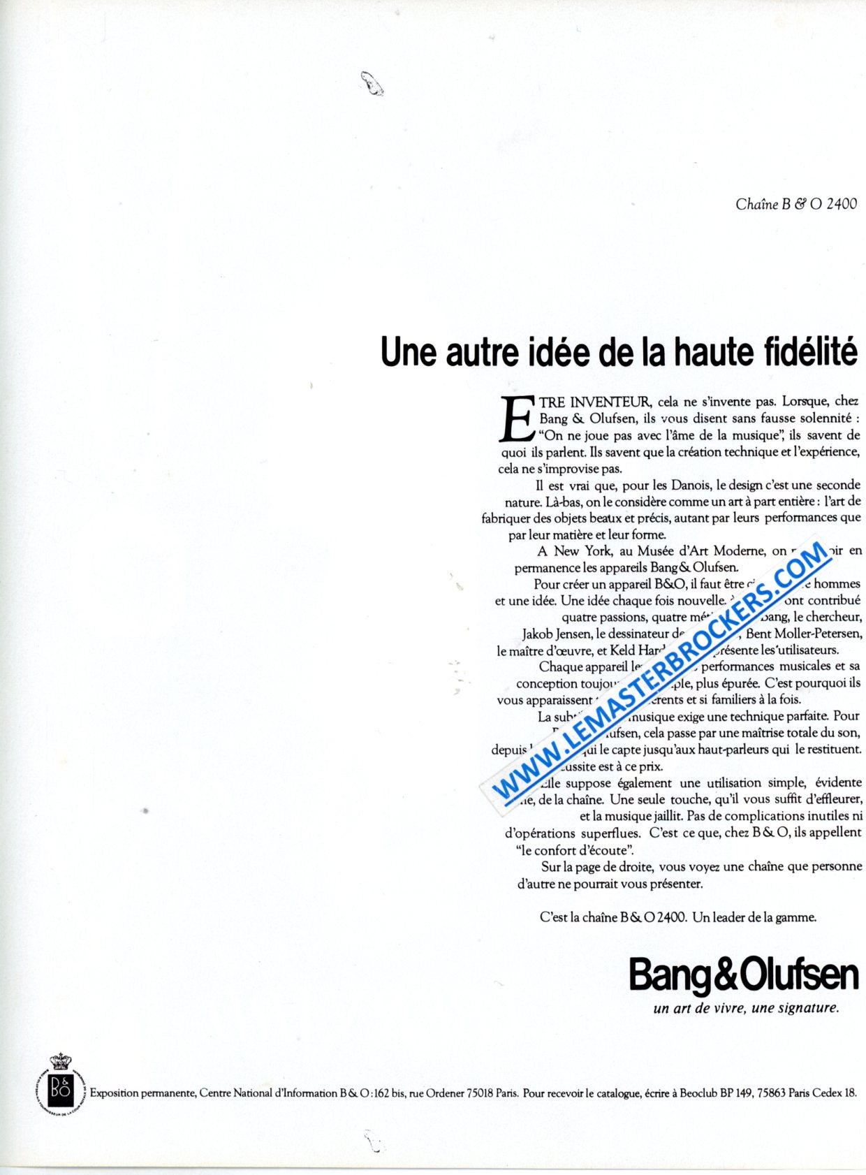 PUBLICITÉ BANG