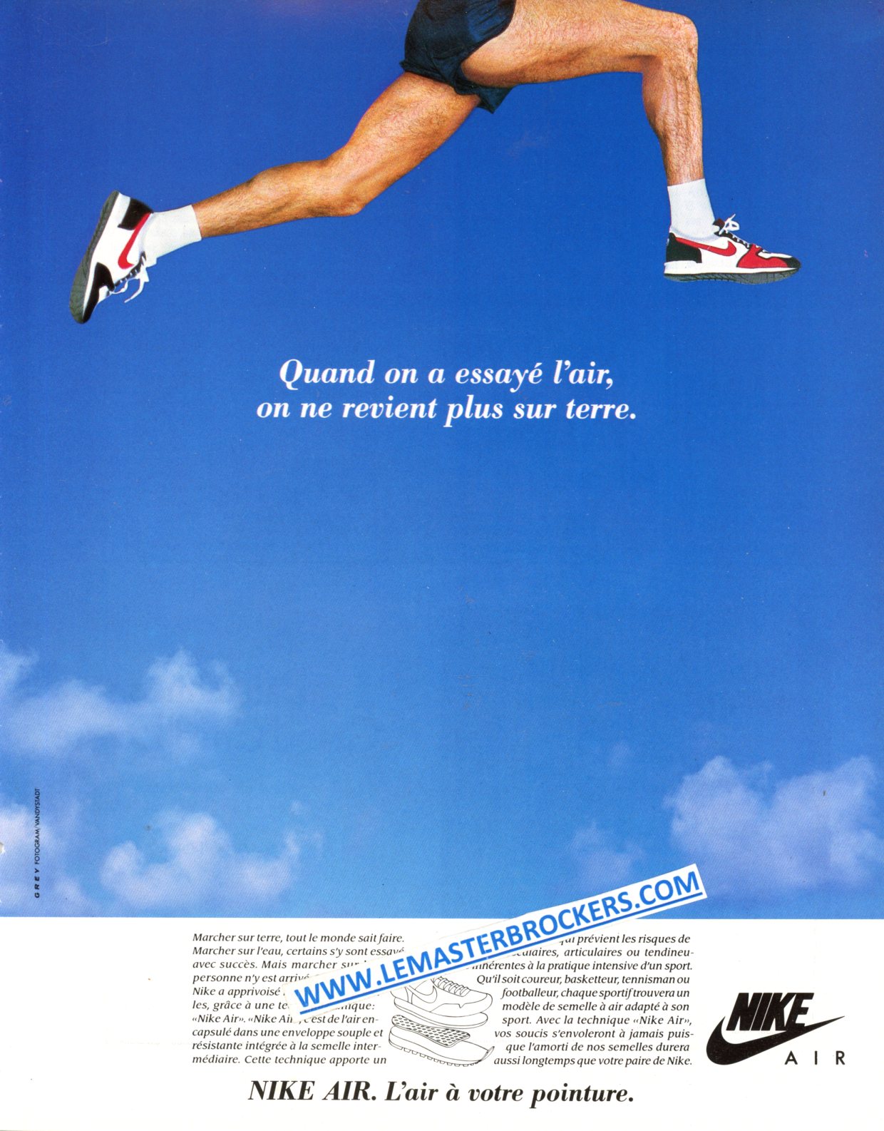 PUBLICITÉ NIKE AIR - ADVERTISING 1986
