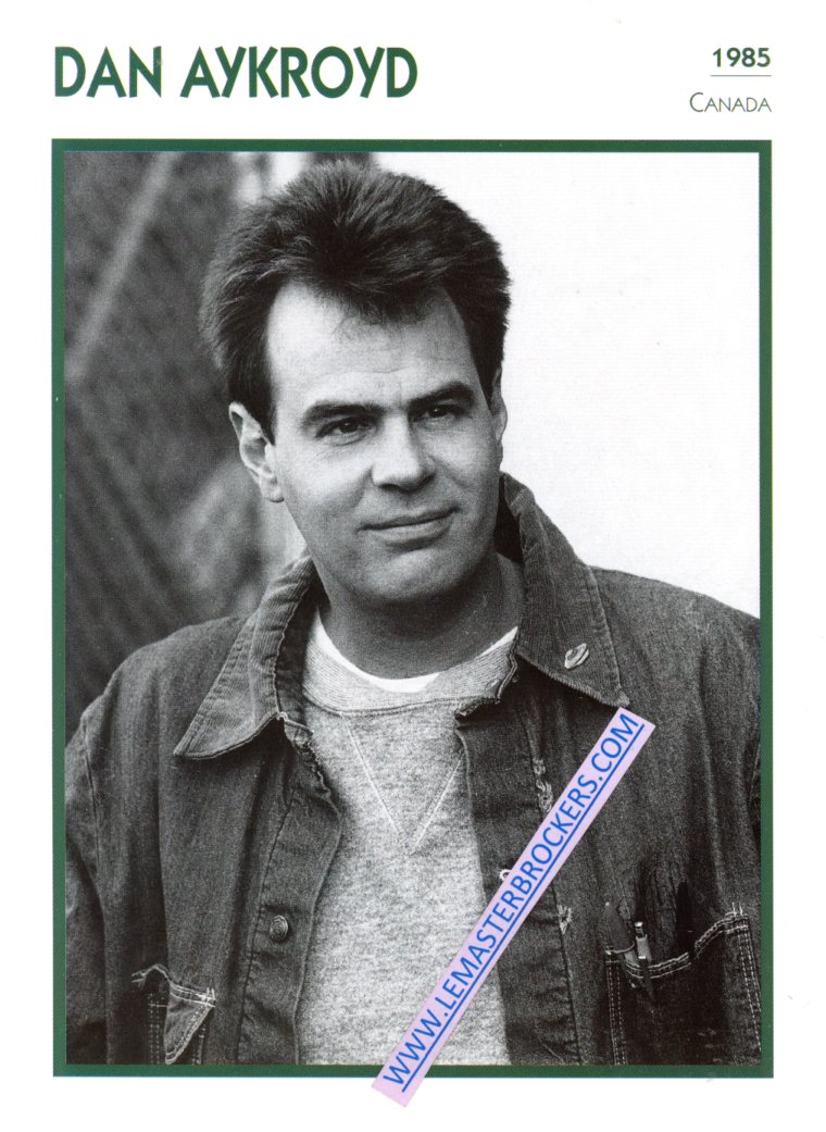 FICHE DAN AYKROYD 1985