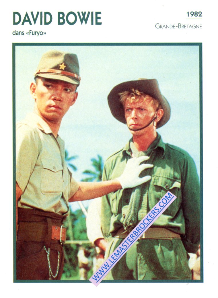 FICHE DAVID BOWIE 1982 DANS FURYO