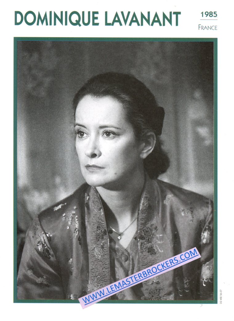 FICHE DOMINIQUE LAVANANT 1985