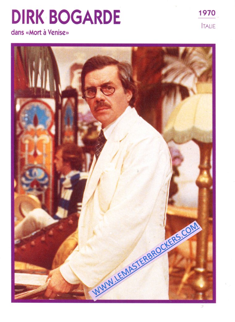 DIRK BOGARDE 1970 DANS MORT A VENISE