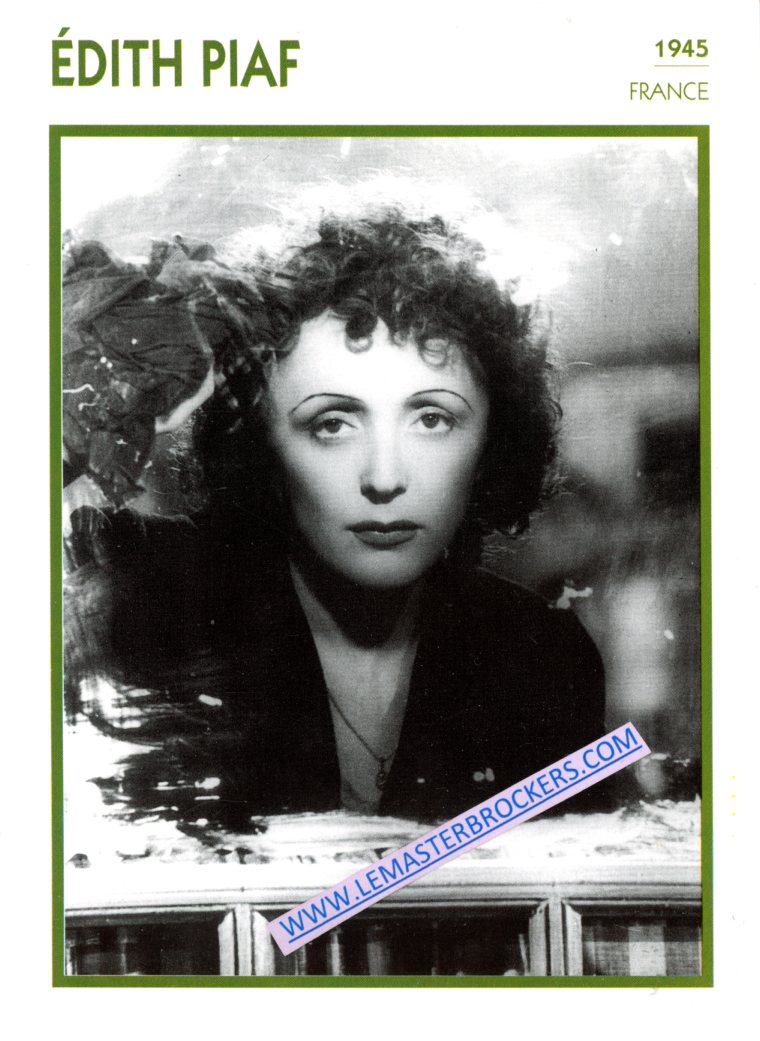 FICHE ÉDITH PIAF 1945