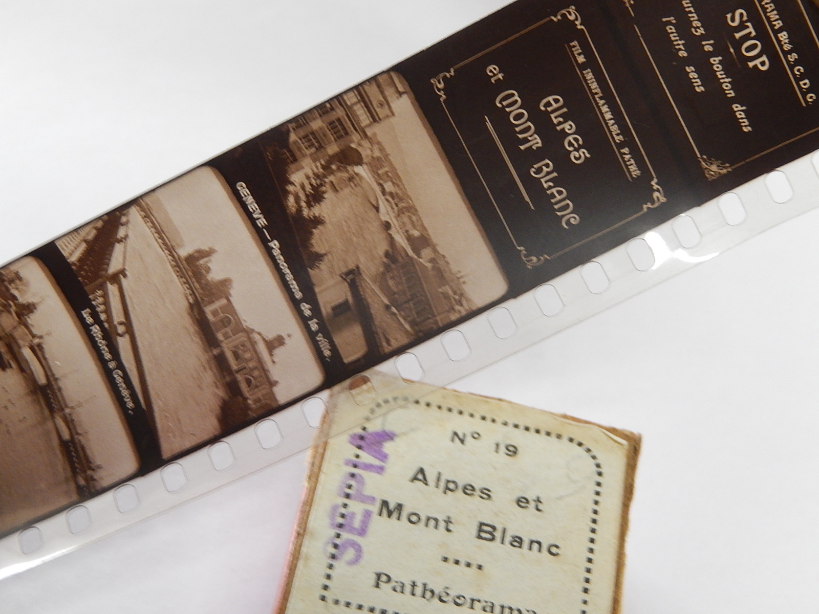 ALPES ET MONT BLANC N° 19 FILM PATHÉORAMA