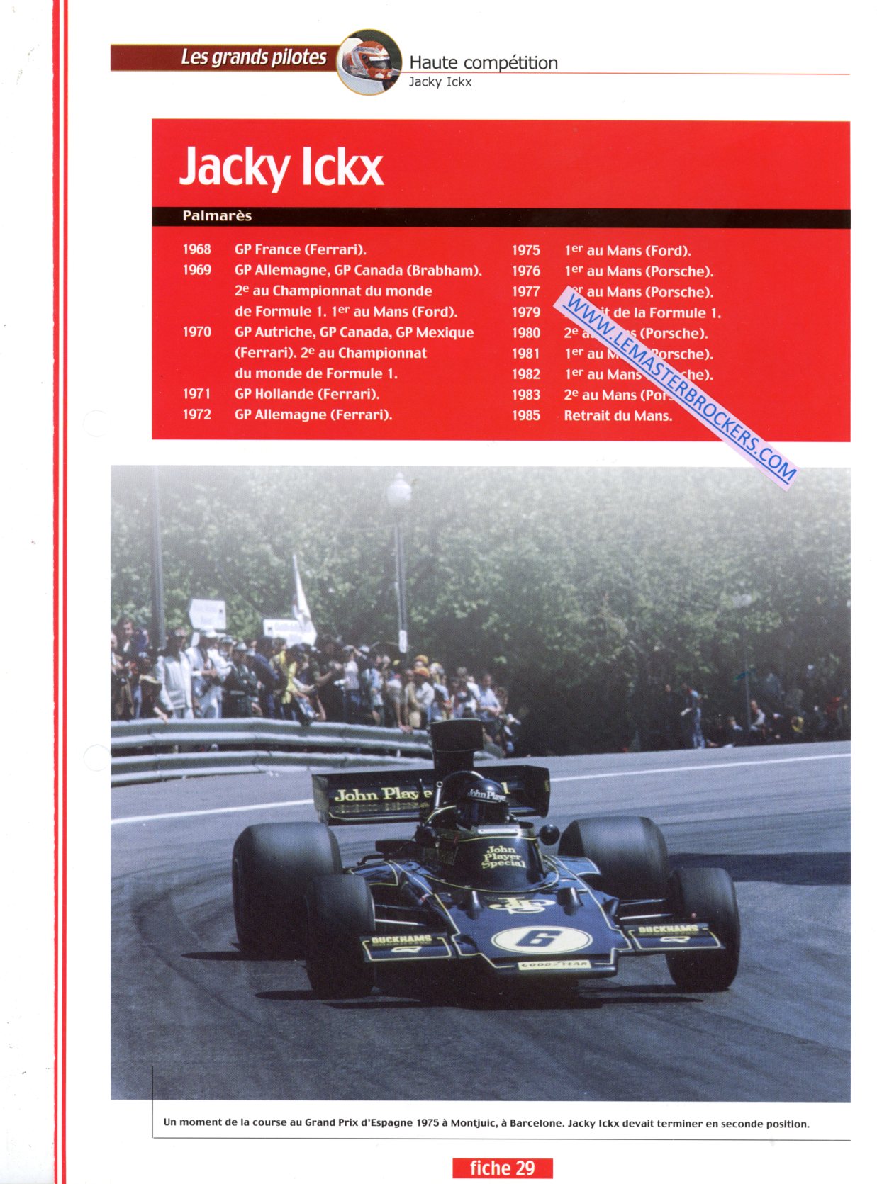 FICHE PILOTE JACKY ICK
