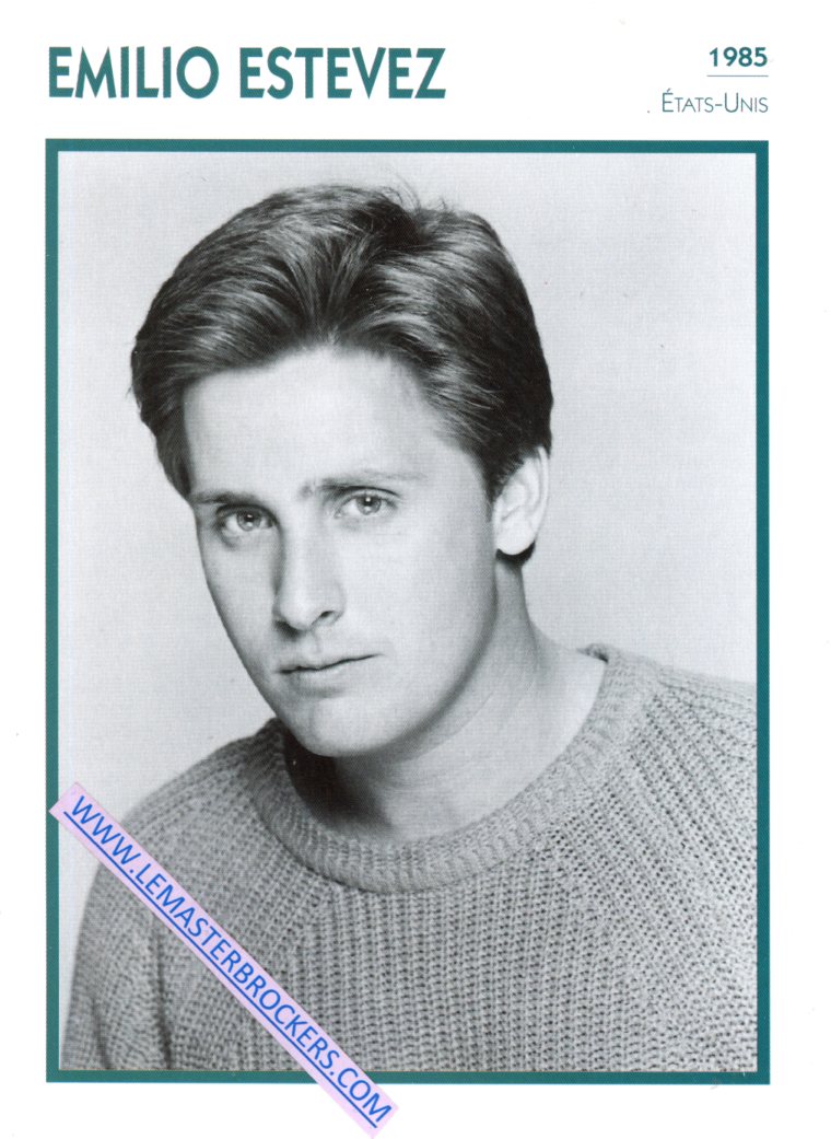 FICHE EMILIO ESTEVEZ 1985
