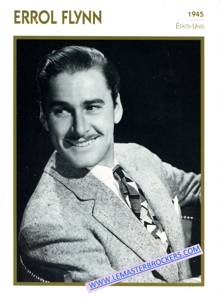 FICHE ERROL FLYNN 1945