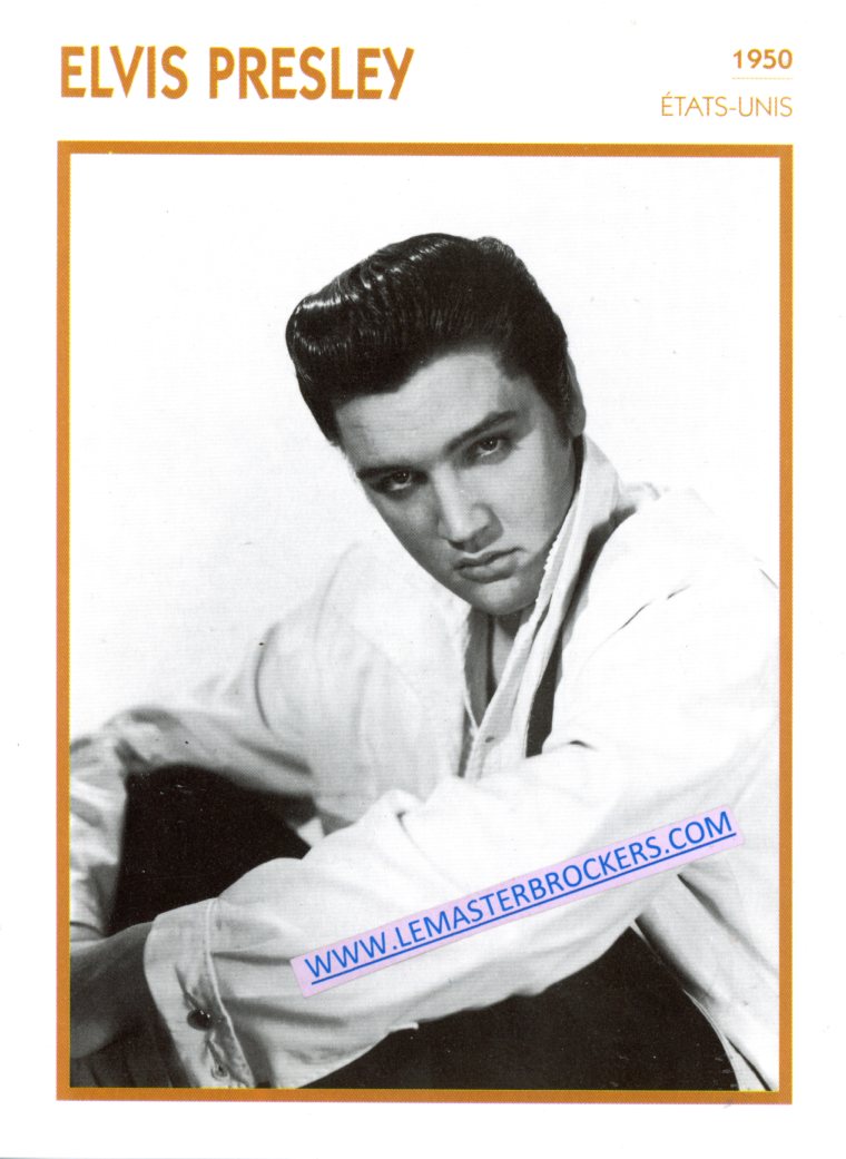 FICHE ELVIS PRESLEY 1950