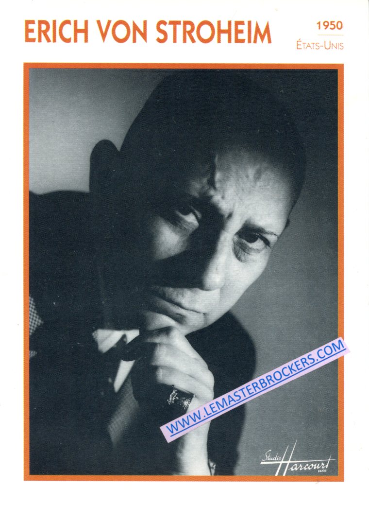 FICHE ERICH VON STROHEIM 1950