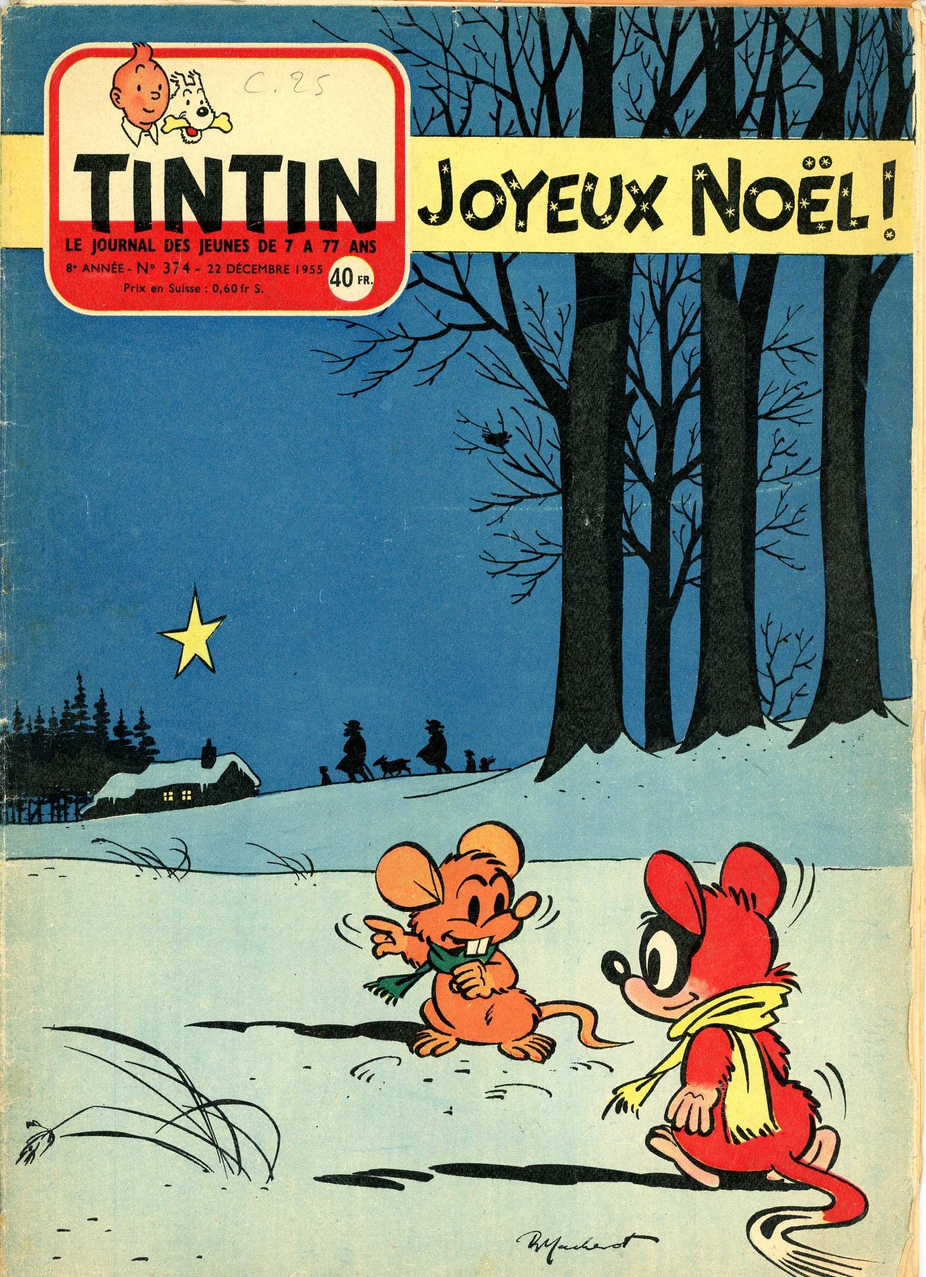 JOURNAL-TINTIN-374-1955-HERGE-BD-LEMASTERBROCKERS