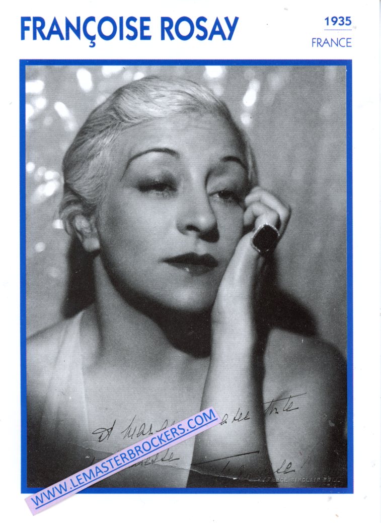 FRANÇOISE ROSAY 1935
