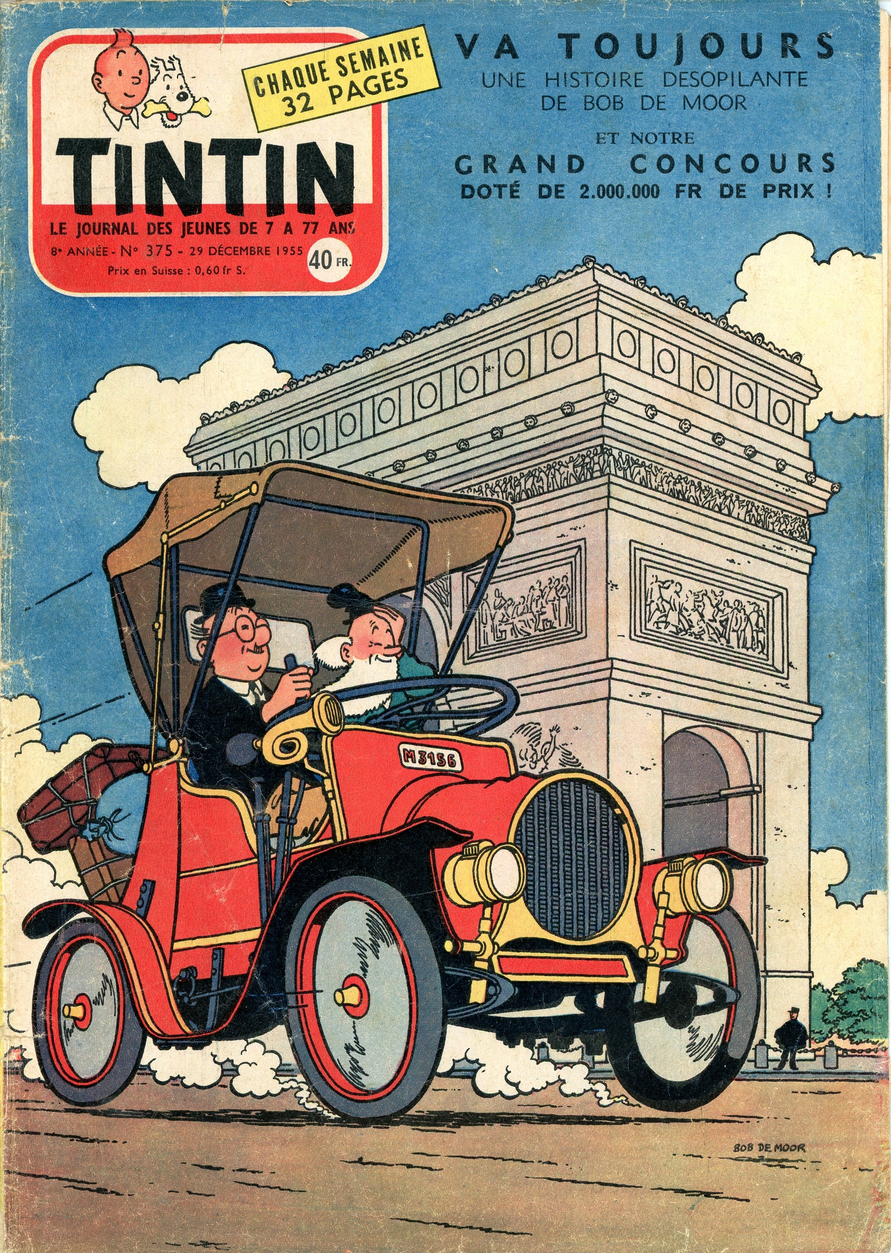 JOURNAL DE TINTIN n° 375 1955
