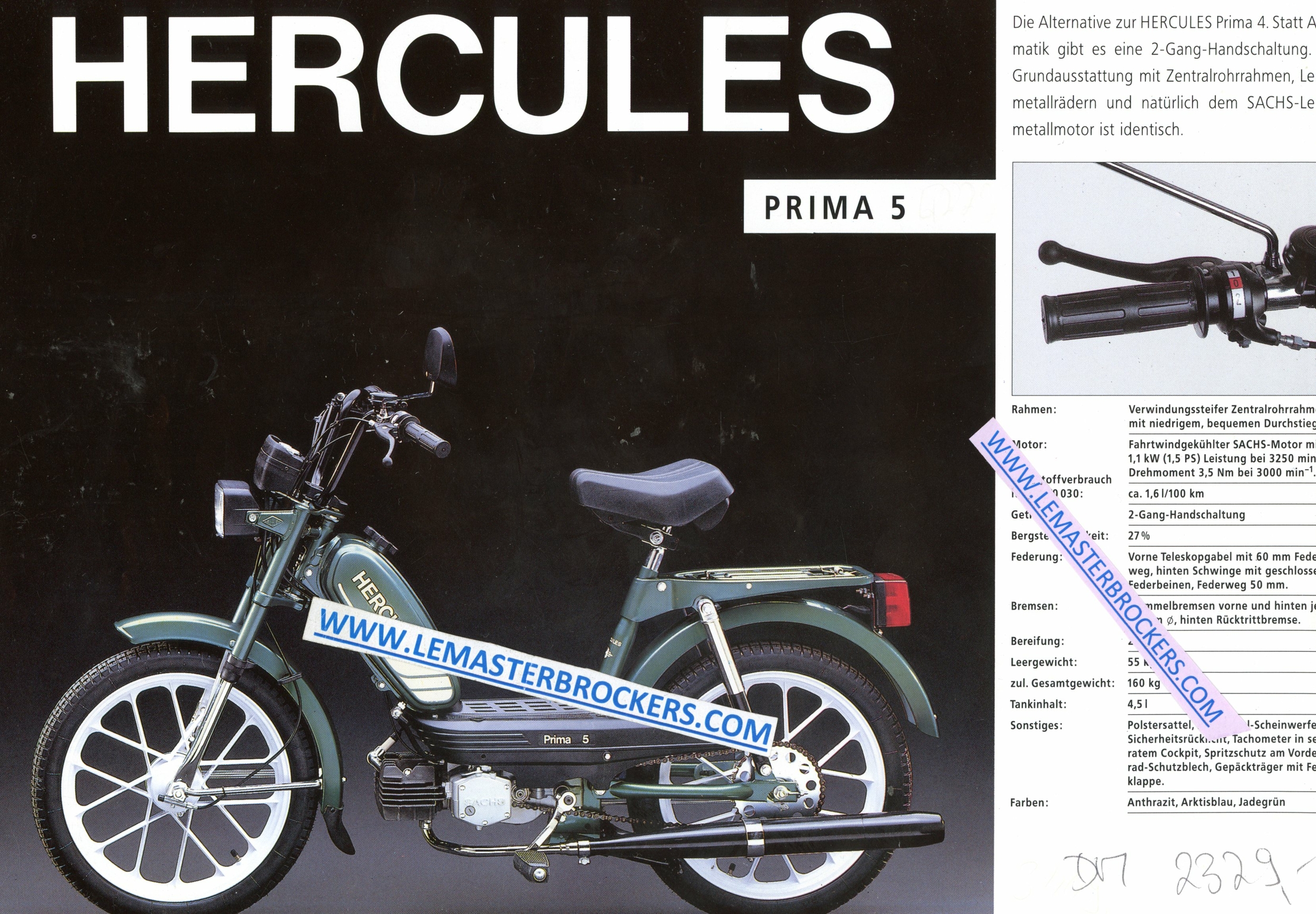 BROCHURE HERCULES PRIMA 5
