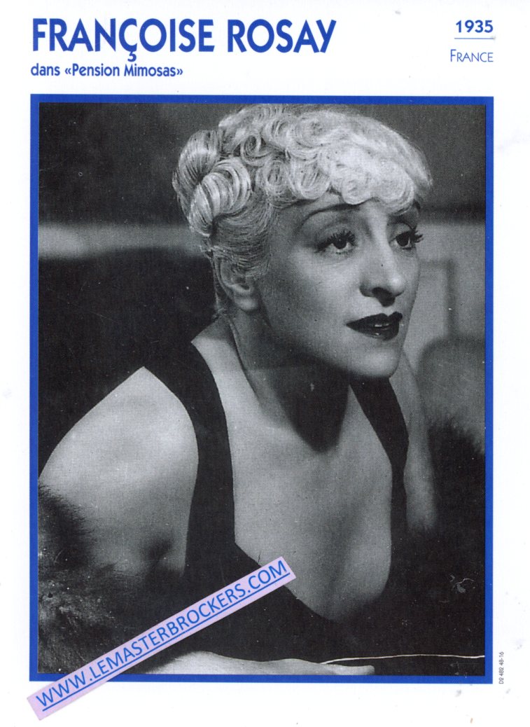 FICHE FRANCOISE ROSAY DANS PENSION MIMOSAS