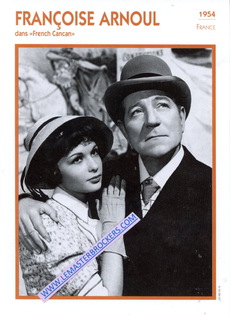 FRANCOISE ARNOUL 1954 DANS FRENCH CANCAN