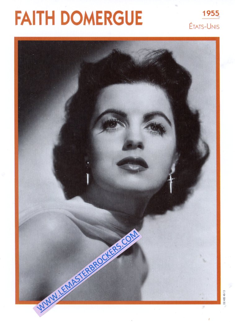 FAITH DOMERGUE 1955