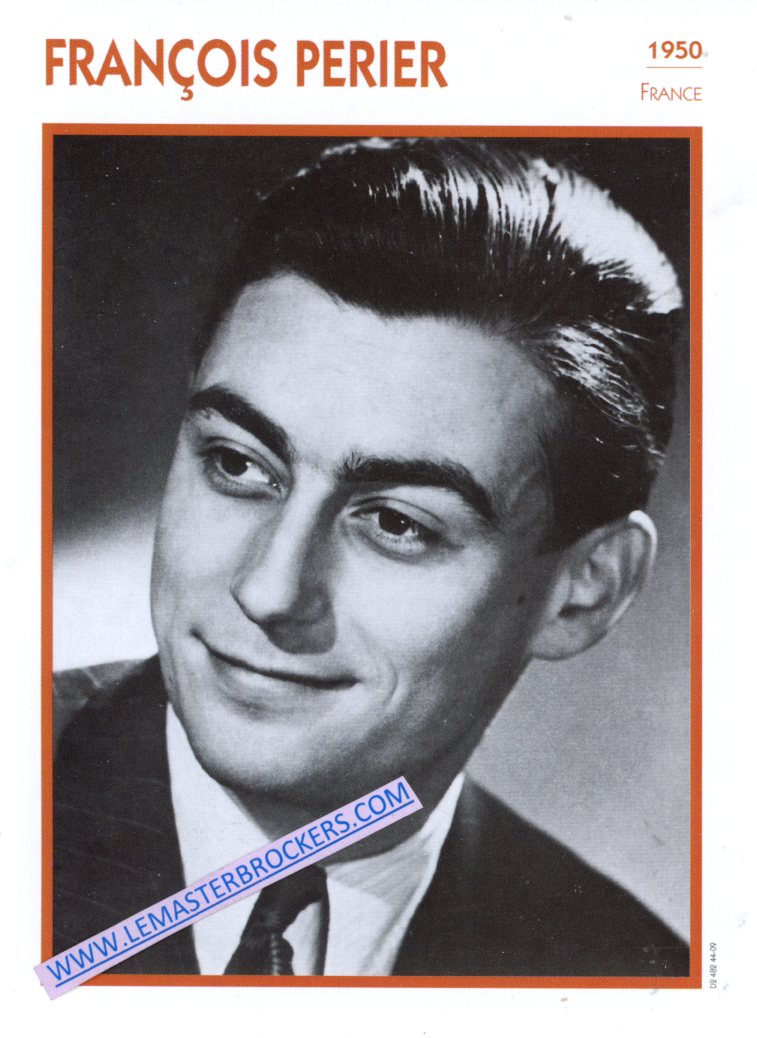 FICHE FRANCOIS PERIER 1950