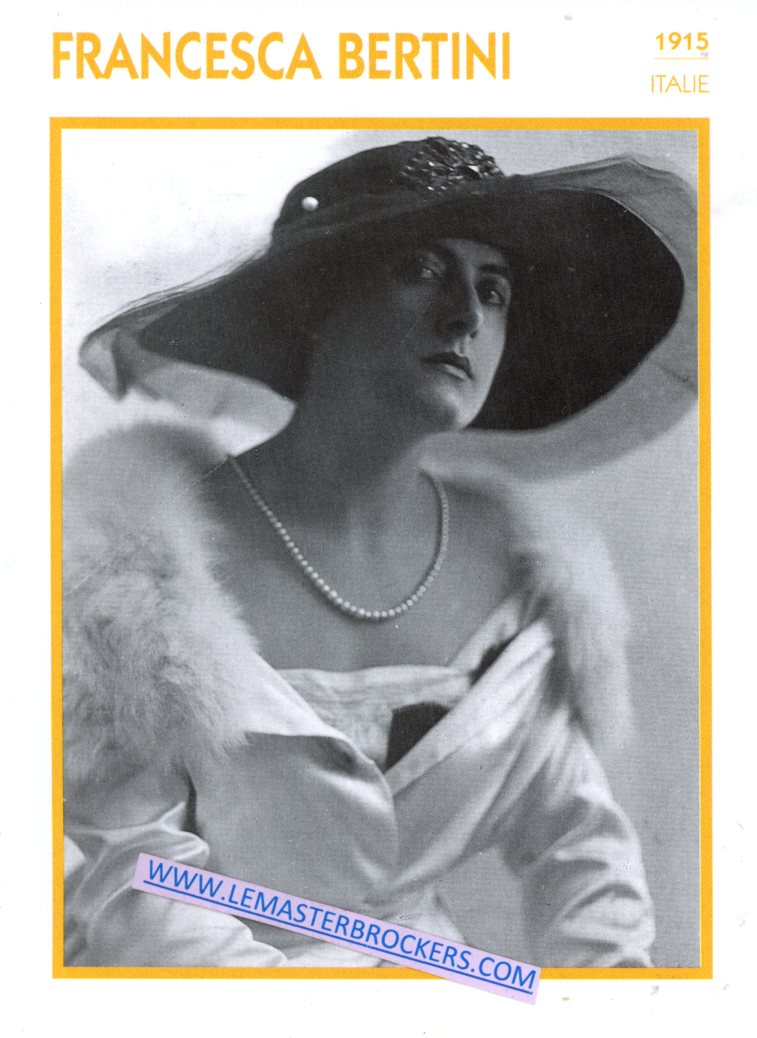 FICHE FRANCESCA BARTINI 1915