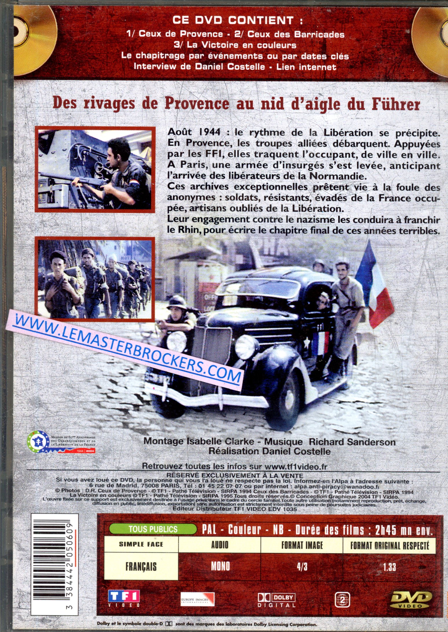 LES OUBLIES DE LA LIBERATION DVD 3384442050609