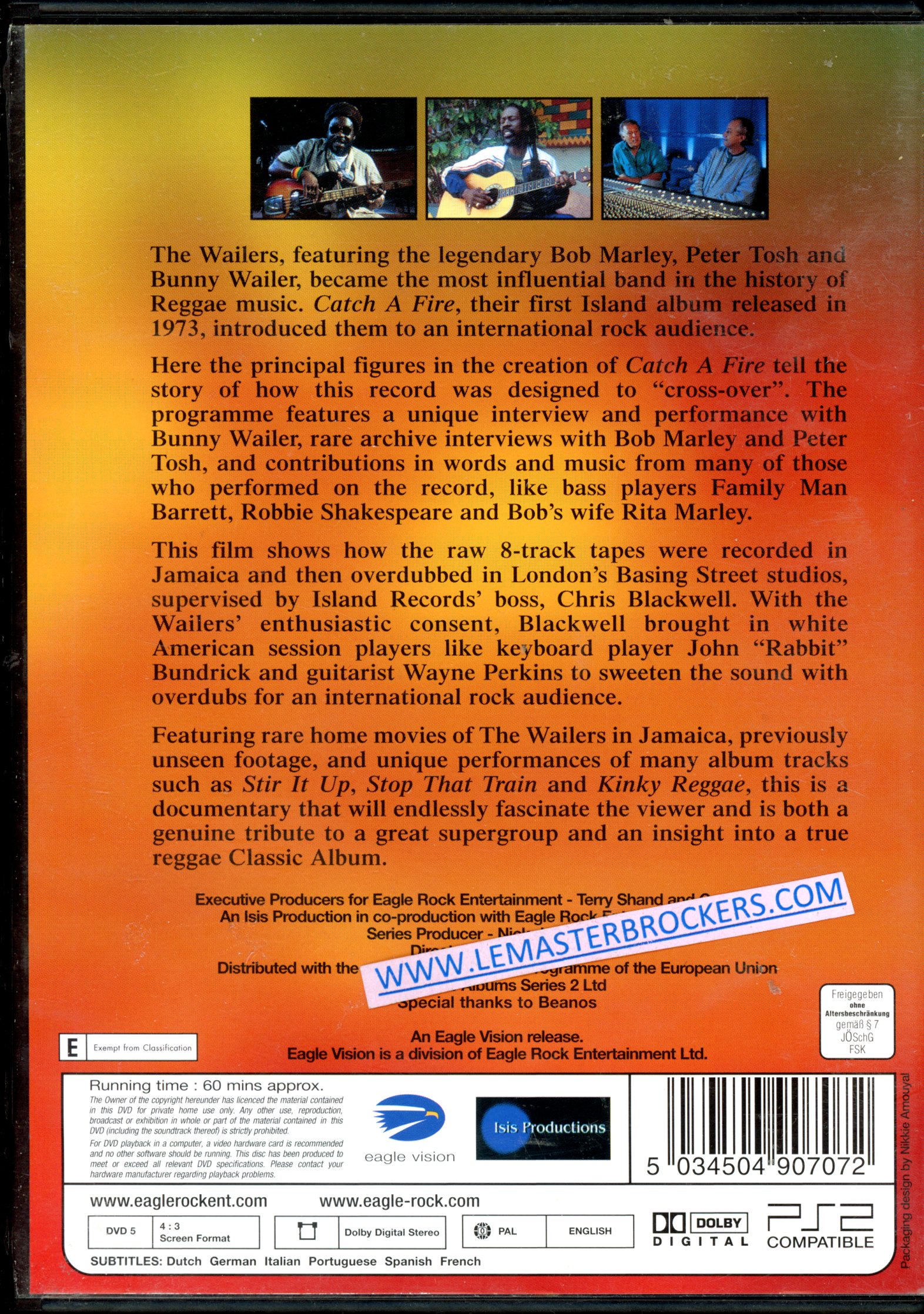 BOB MARLEY DVD 5034504907072