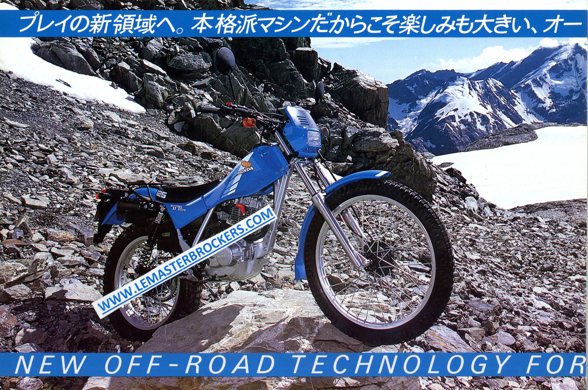 CATALOGUE HONDA TLR200 TL125 MOTO TRIAL
