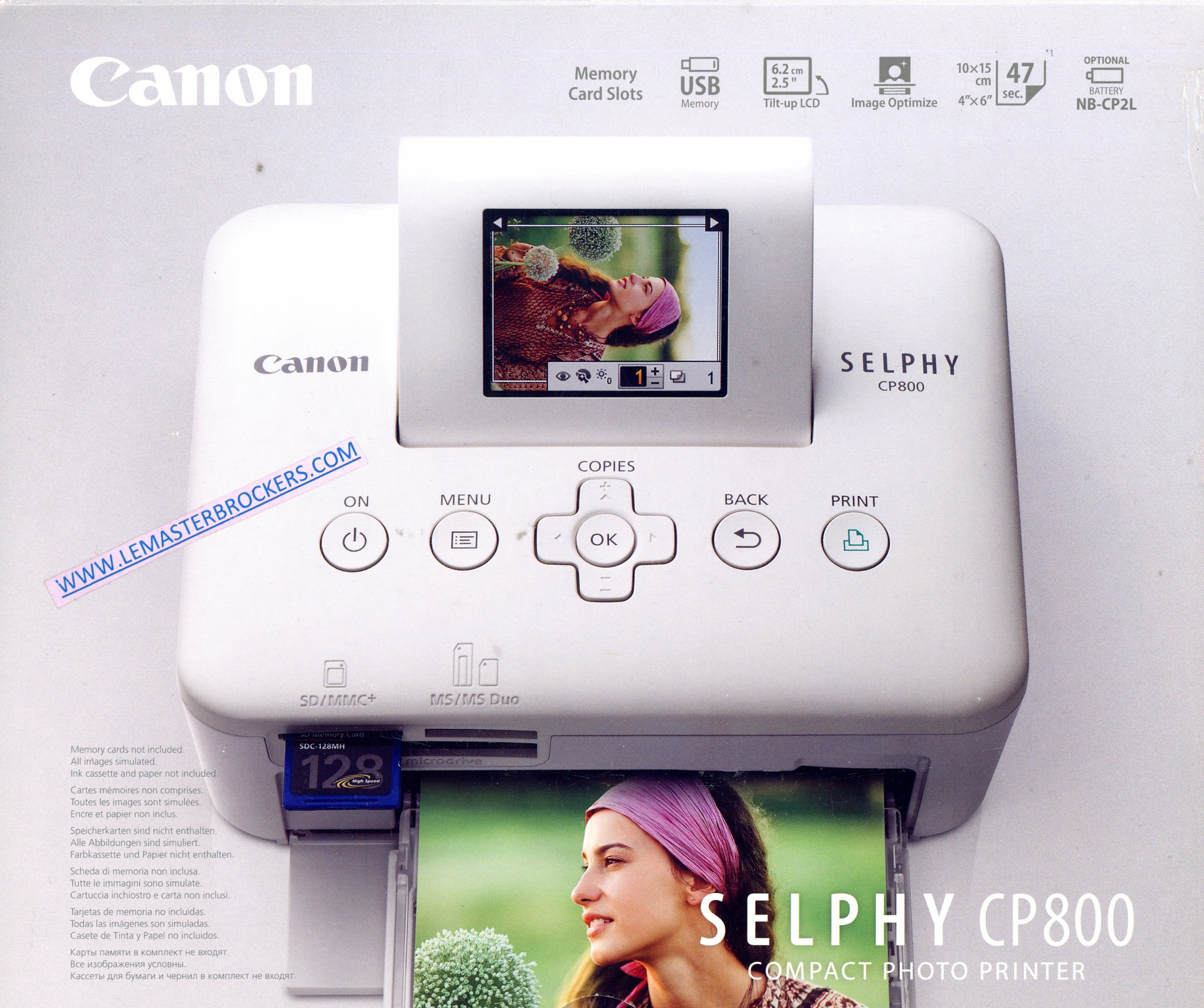 IMPRIMANTE CANON SELPHY CP800