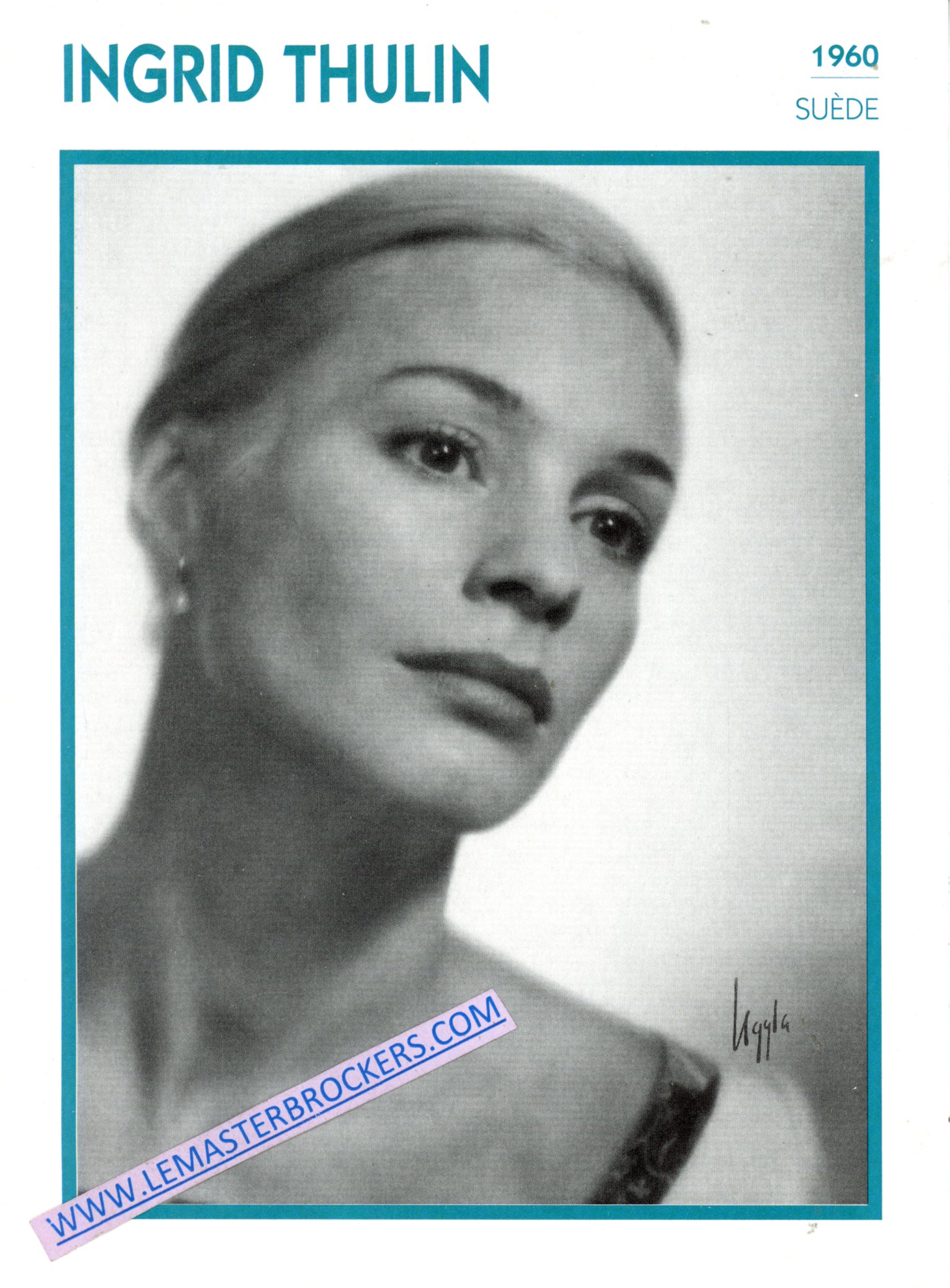 FICHE ACTRICE INGRID THULIN 1960