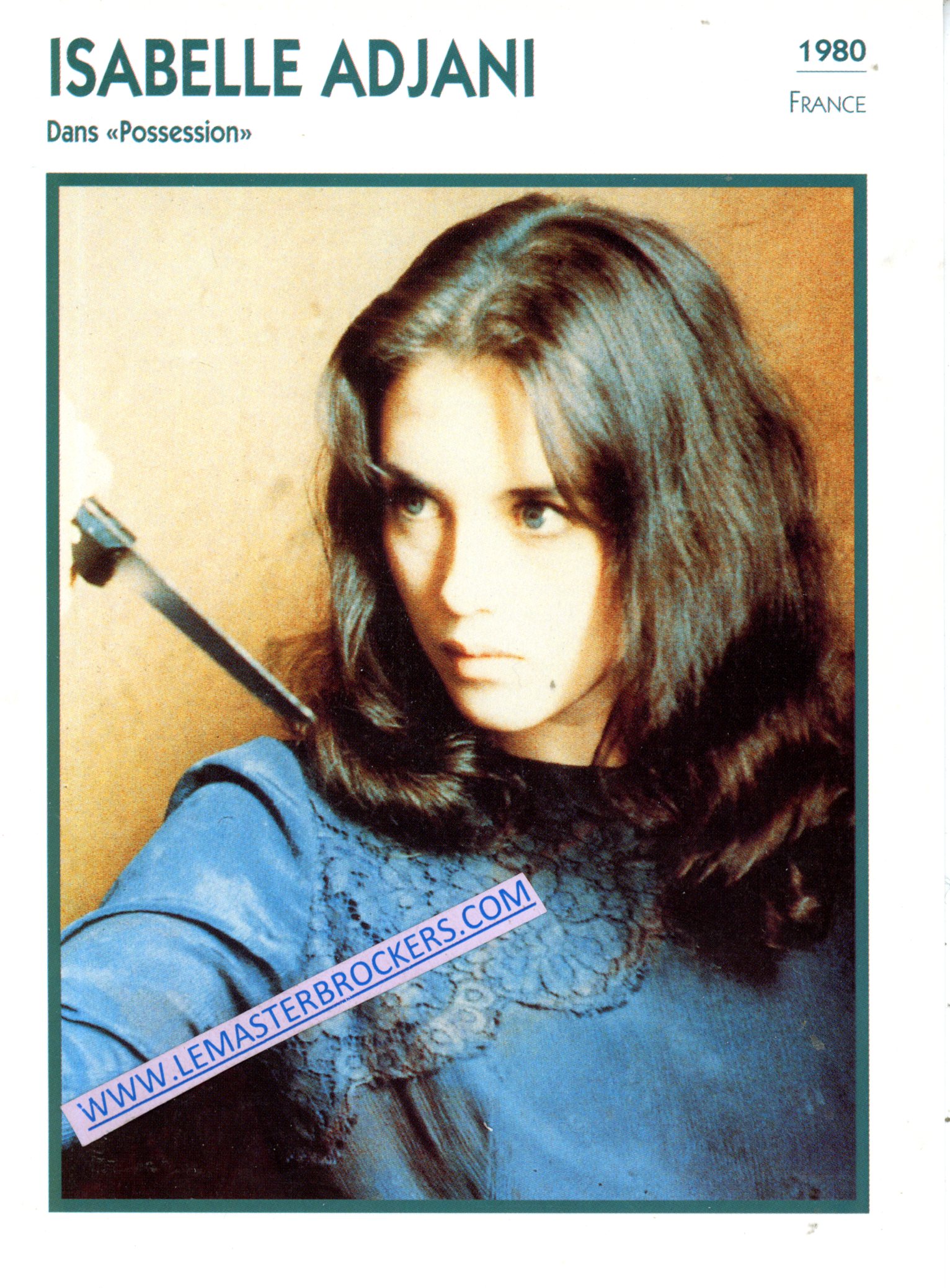FICHE ACTRICE ISABELLE ADJANI 1990 DANS POSSESSION