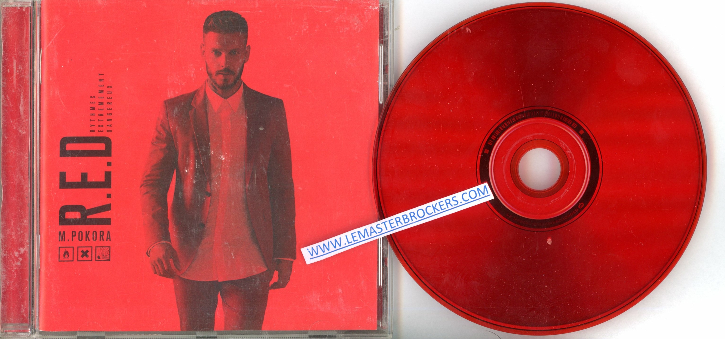 ALBUM POKORA R.E.D DISQUE ROUGE - 0825646166558