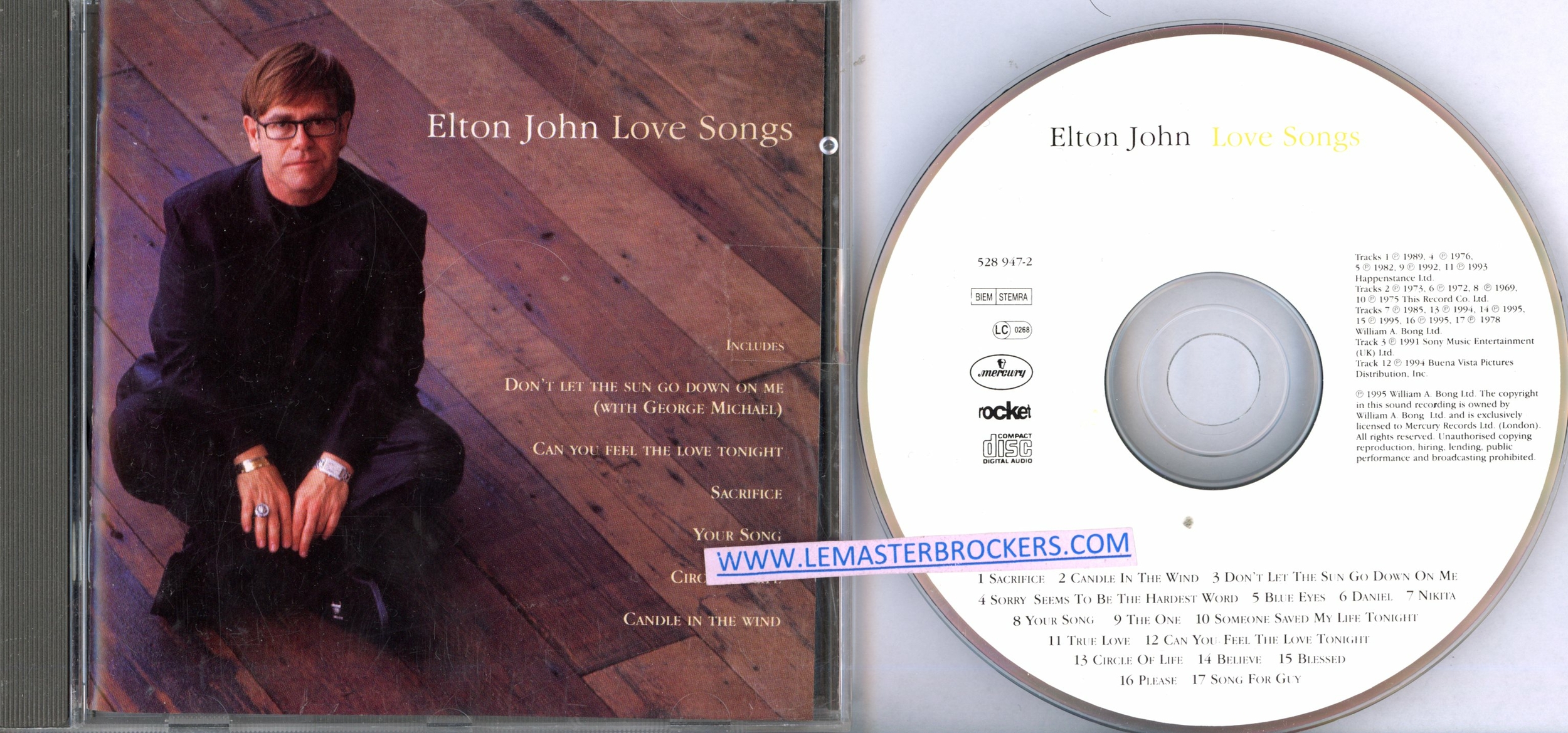 ALBUM ELTON JOHN LOVE SONGS - CD-AUDIO