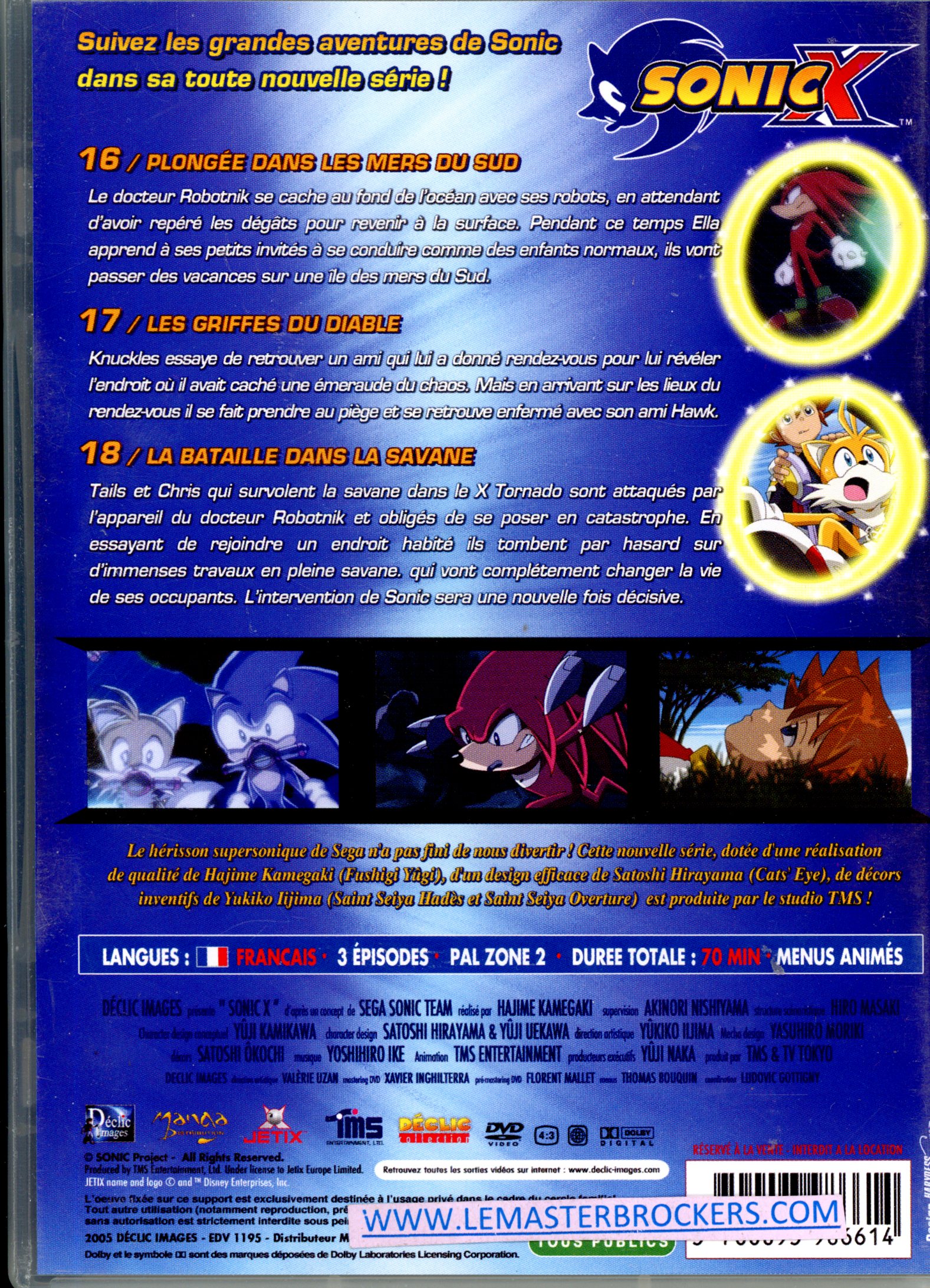 3700093986614 DVD SONIC X