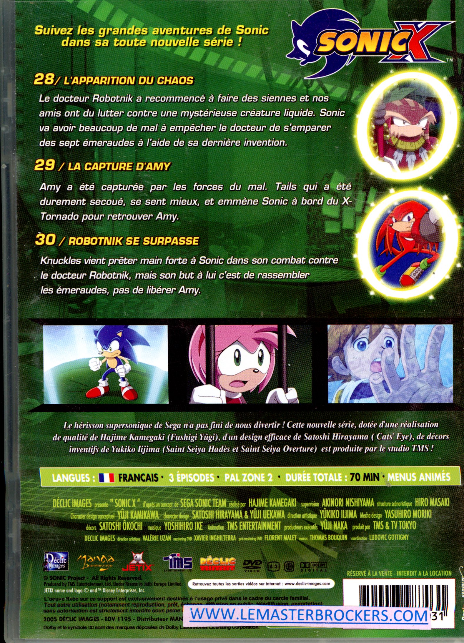 3700093987031 DVD SONIC X