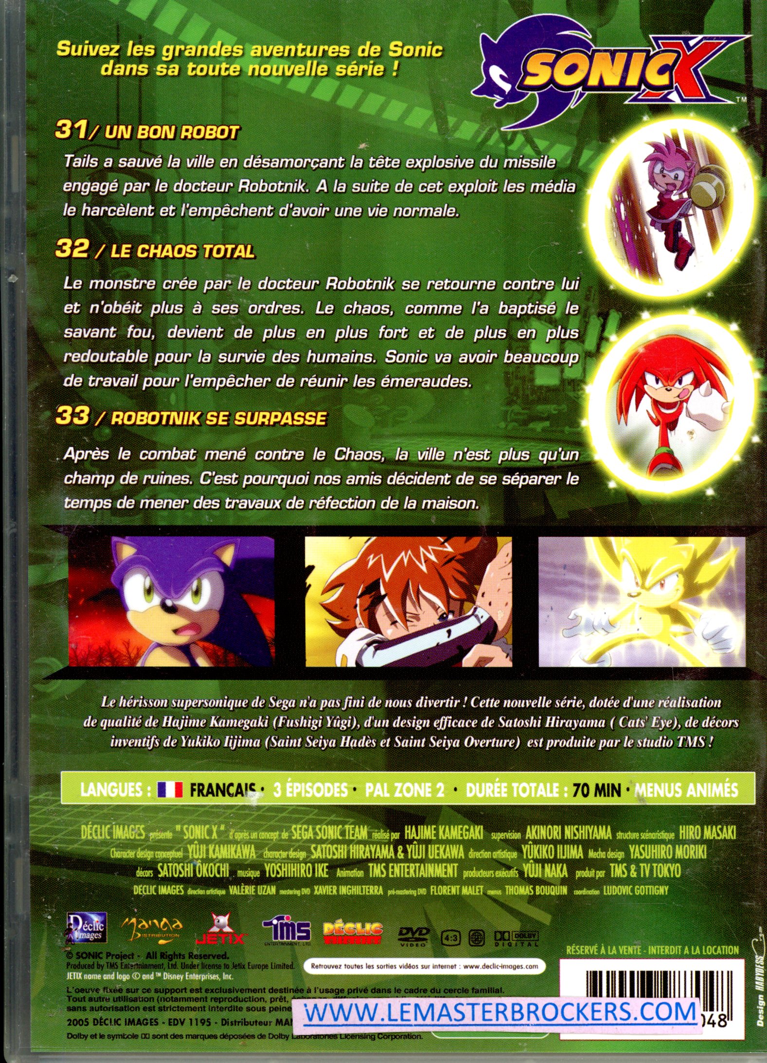 3700093987048 DVD SONIC X