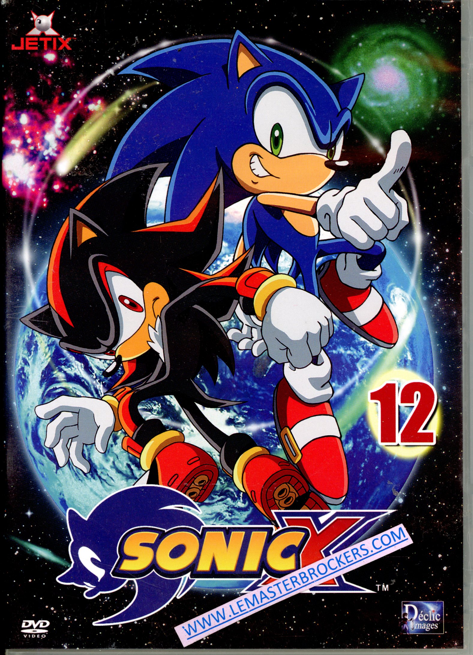 SONIC X VOLUME 12 dvd EPISODES 34 A 35