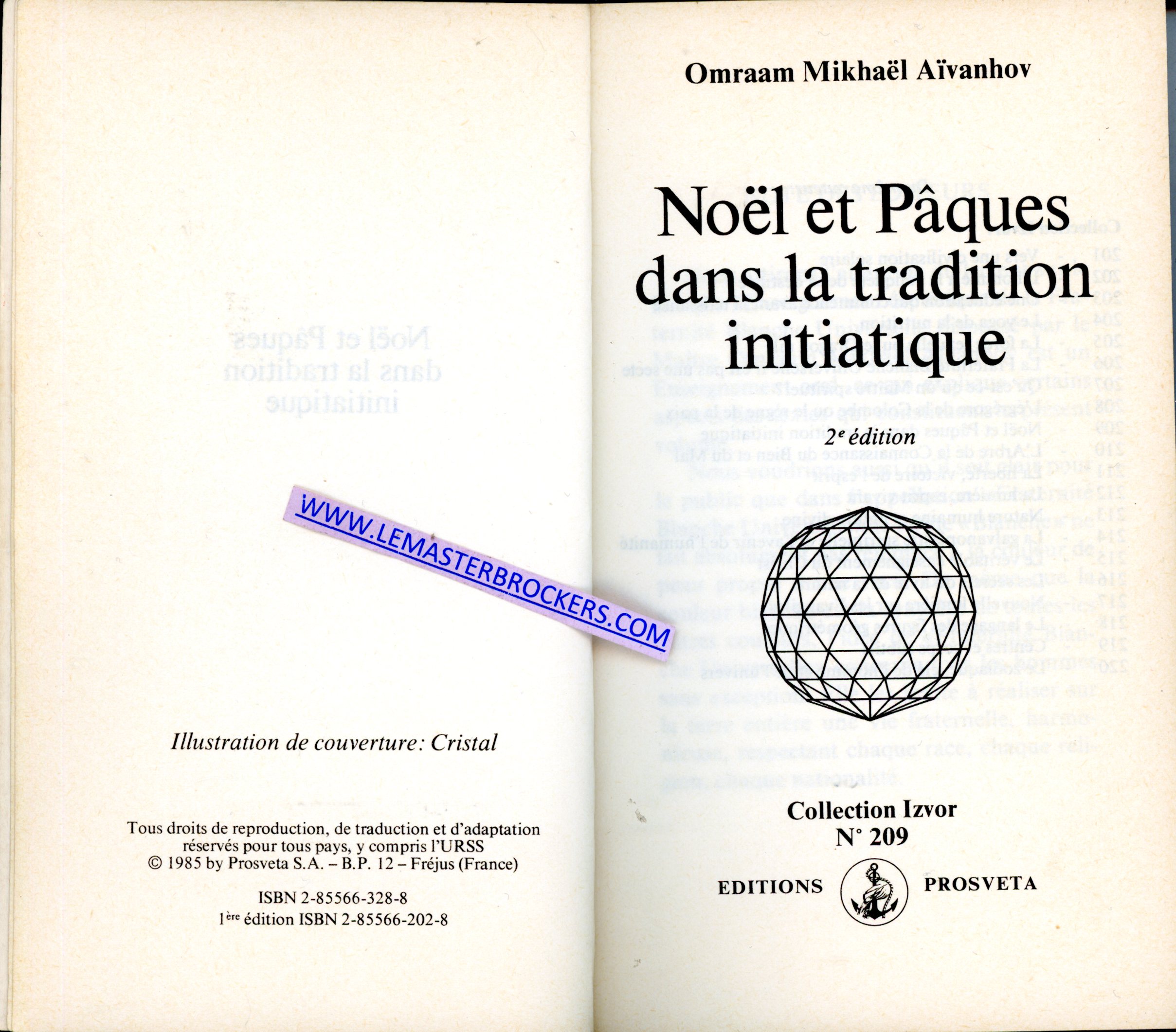 LIVRE NOËL ET PÄQUES DANS LA TRADITION INITIATIQUE