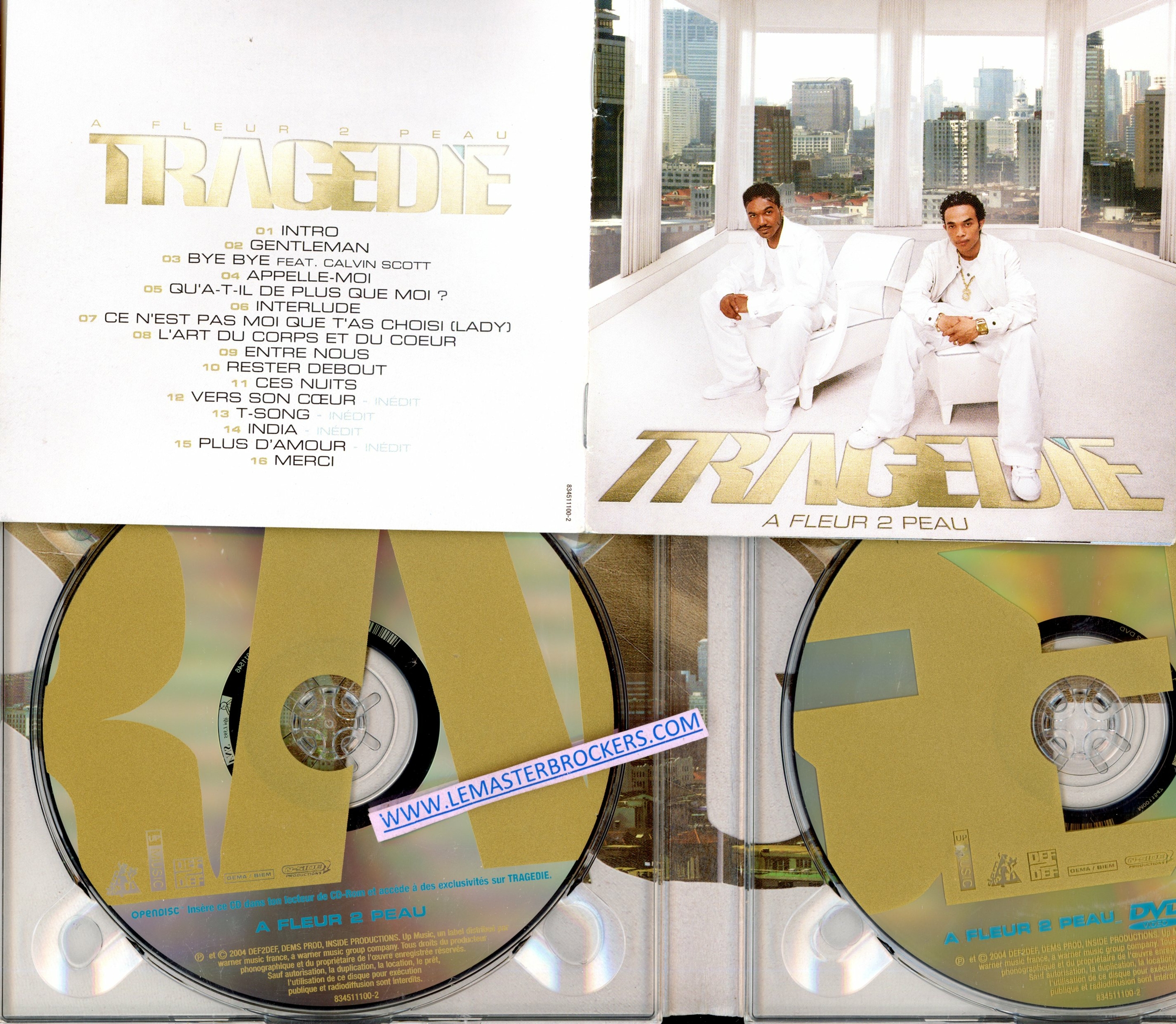 COFFRET ALBUM CD DVD TRAGEDIE A FLEURS 2 PEAU