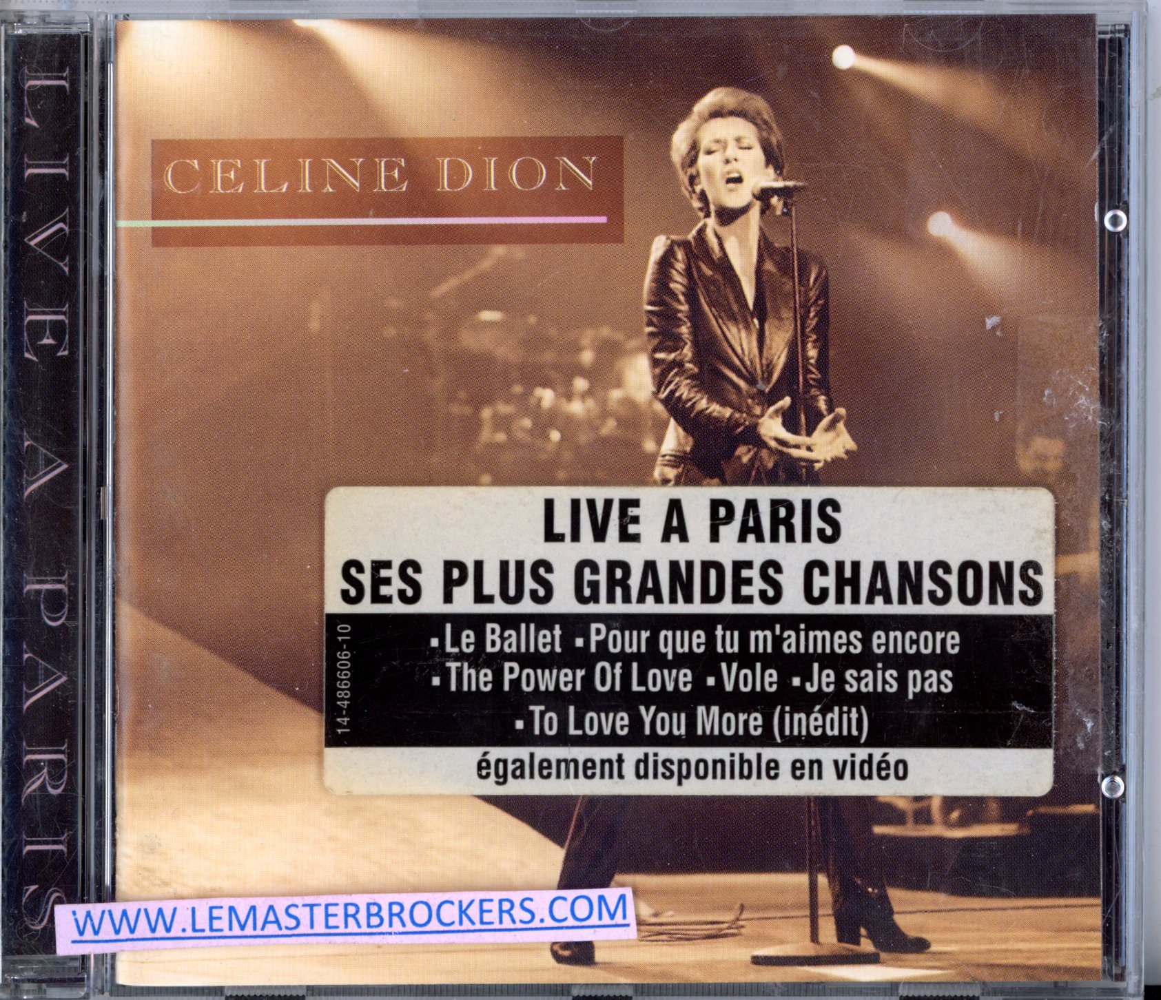 CELINE DION LIVE A PARIS - ALBUM CD 1996