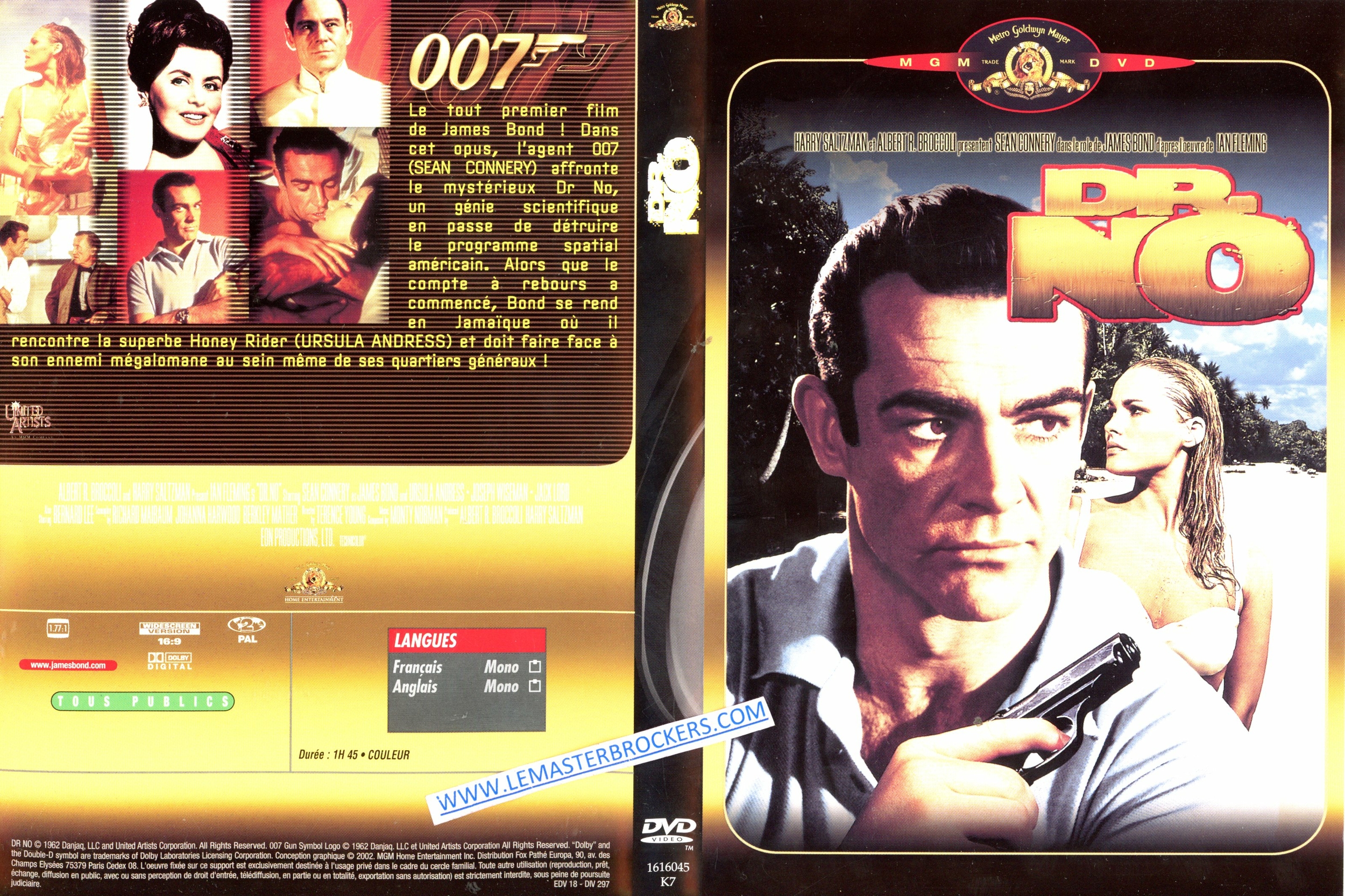 FILM DVD DR.NO 007 JAMES BOND
