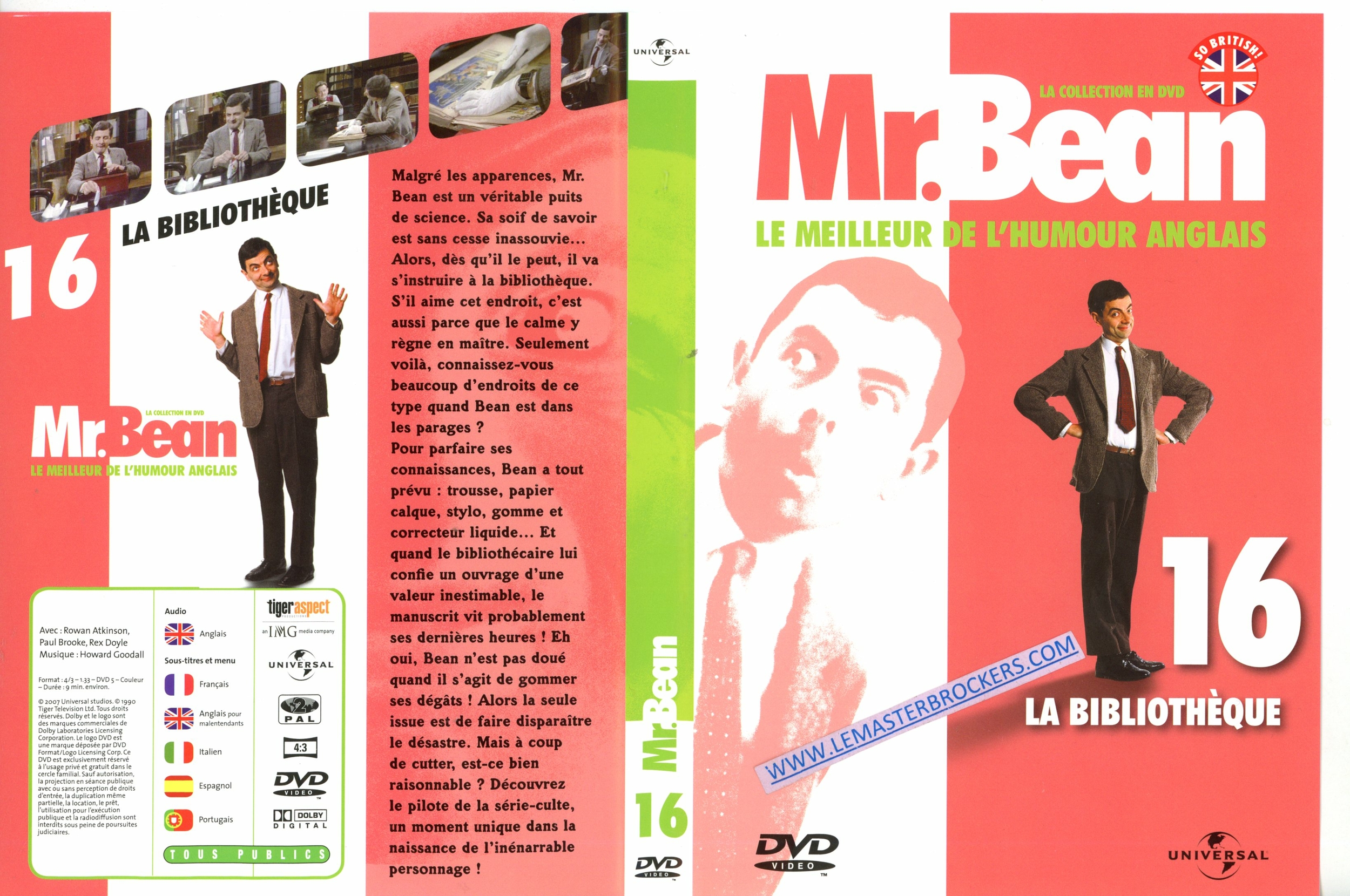 Mr BEAN LA BIBLIOTHEQUE VOLUME 16 dvd