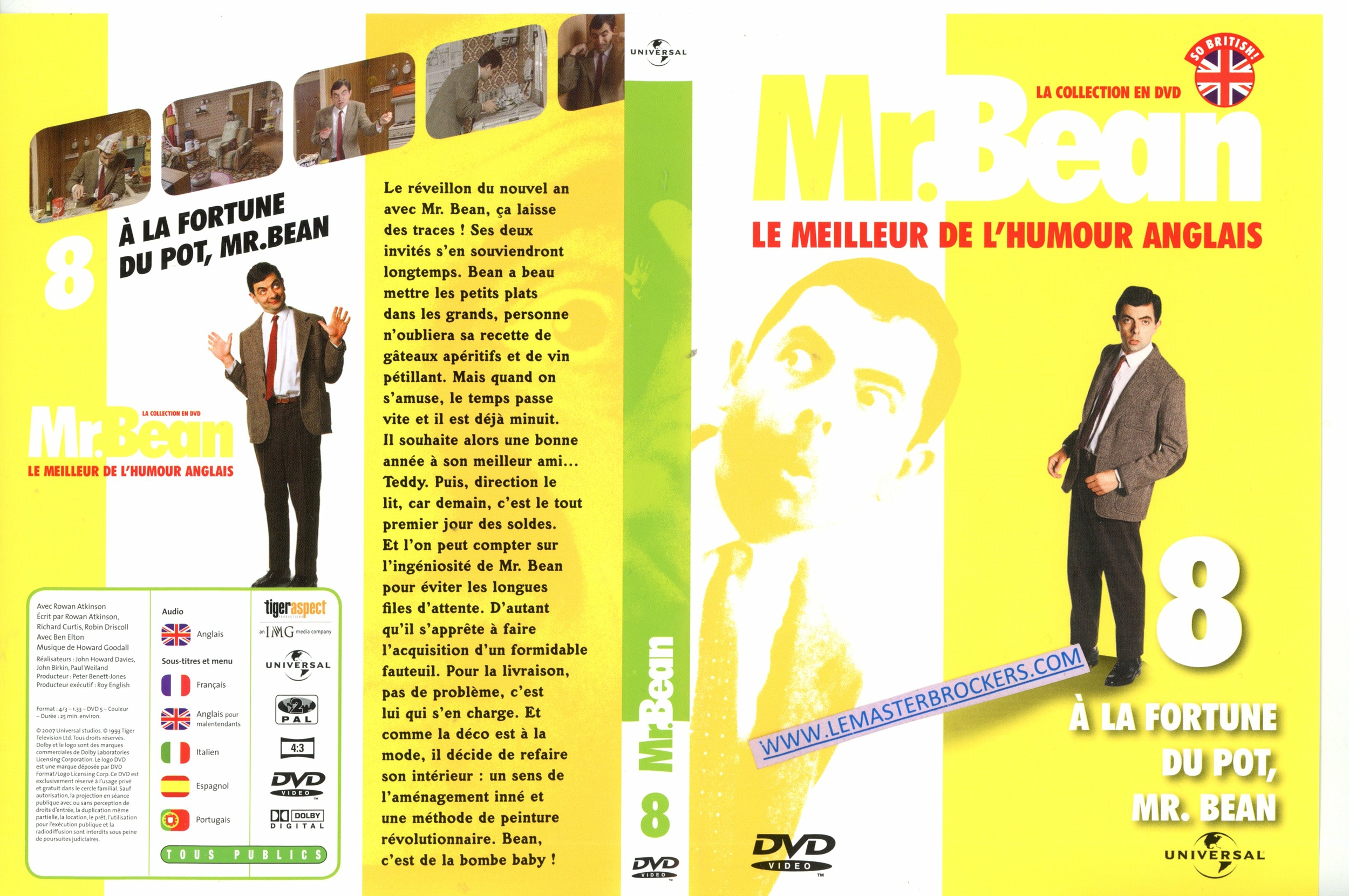 dvd A LA FORTUNE DU PORT DE Mr BEAN VOLUME 8