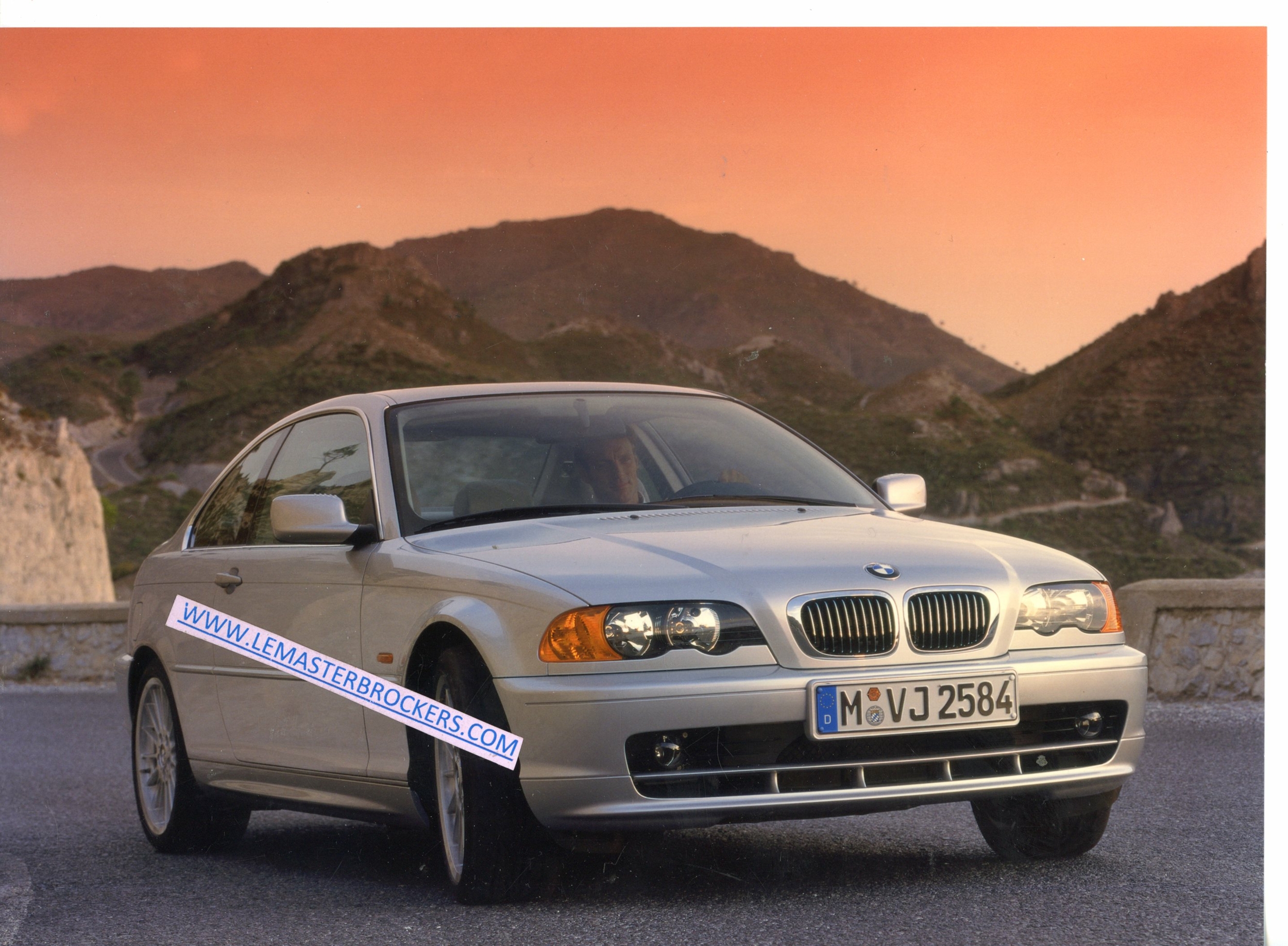 PHOTO BMW SERIE 3 COUPE - PHOTOGRAPHIE BMW AG RE 98.3.2225